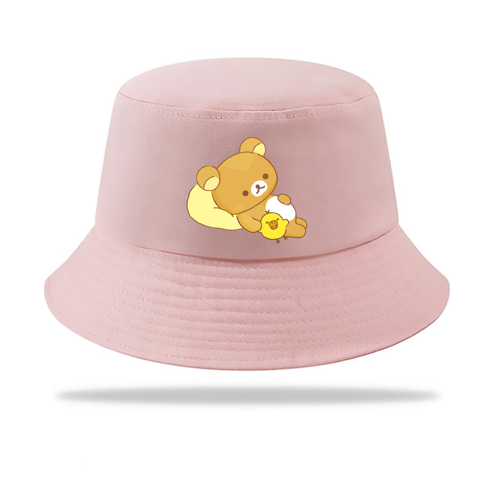 （画像用） リラックマ リラックマ キイロイトリ Rilakkuma Korilakkuma Kiiroitori アウトドア日除けバケットハット
