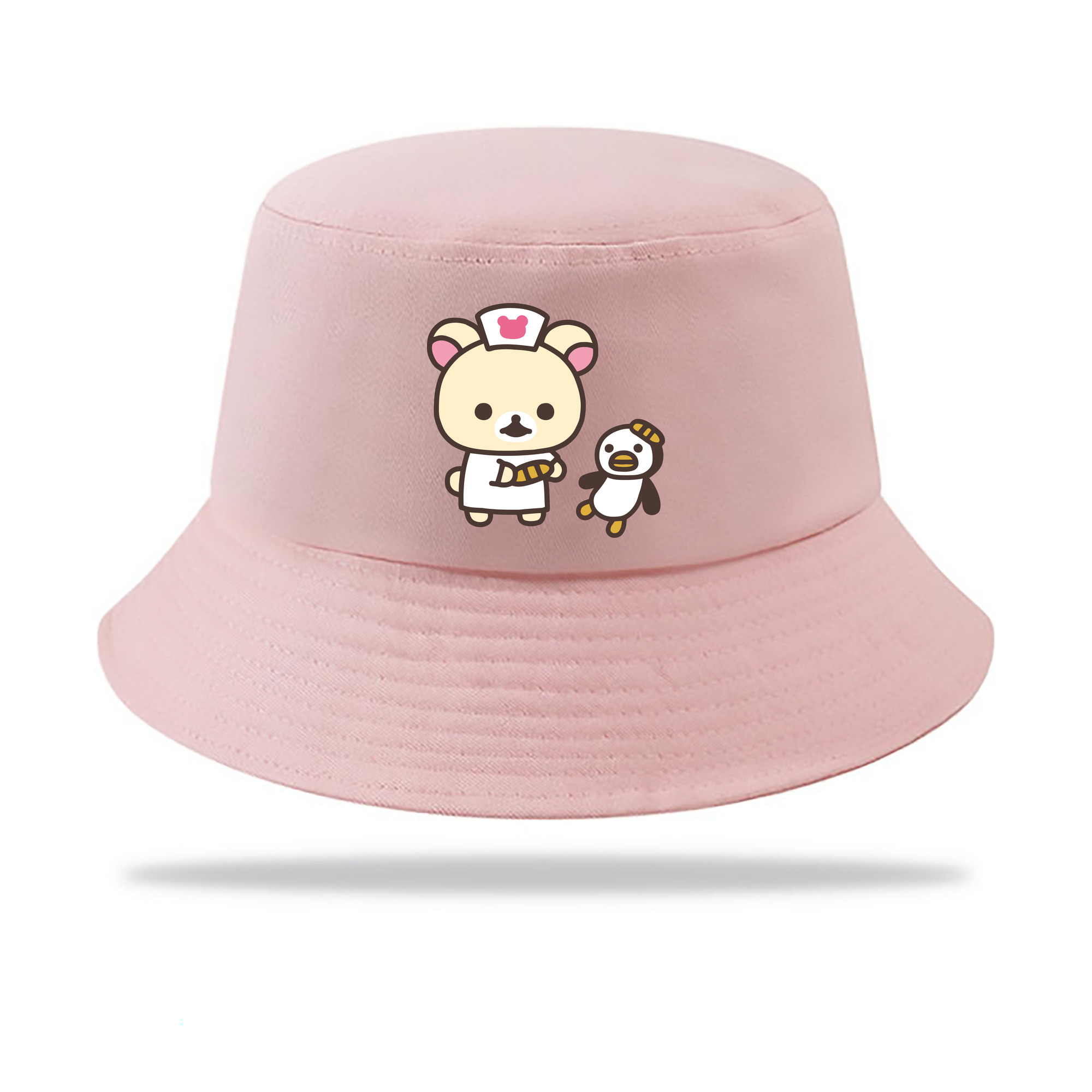 （画像用） リラックマ リラックマ キイロイトリ Rilakkuma Korilakkuma Kiiroitori アウトドア日除けバケットハット