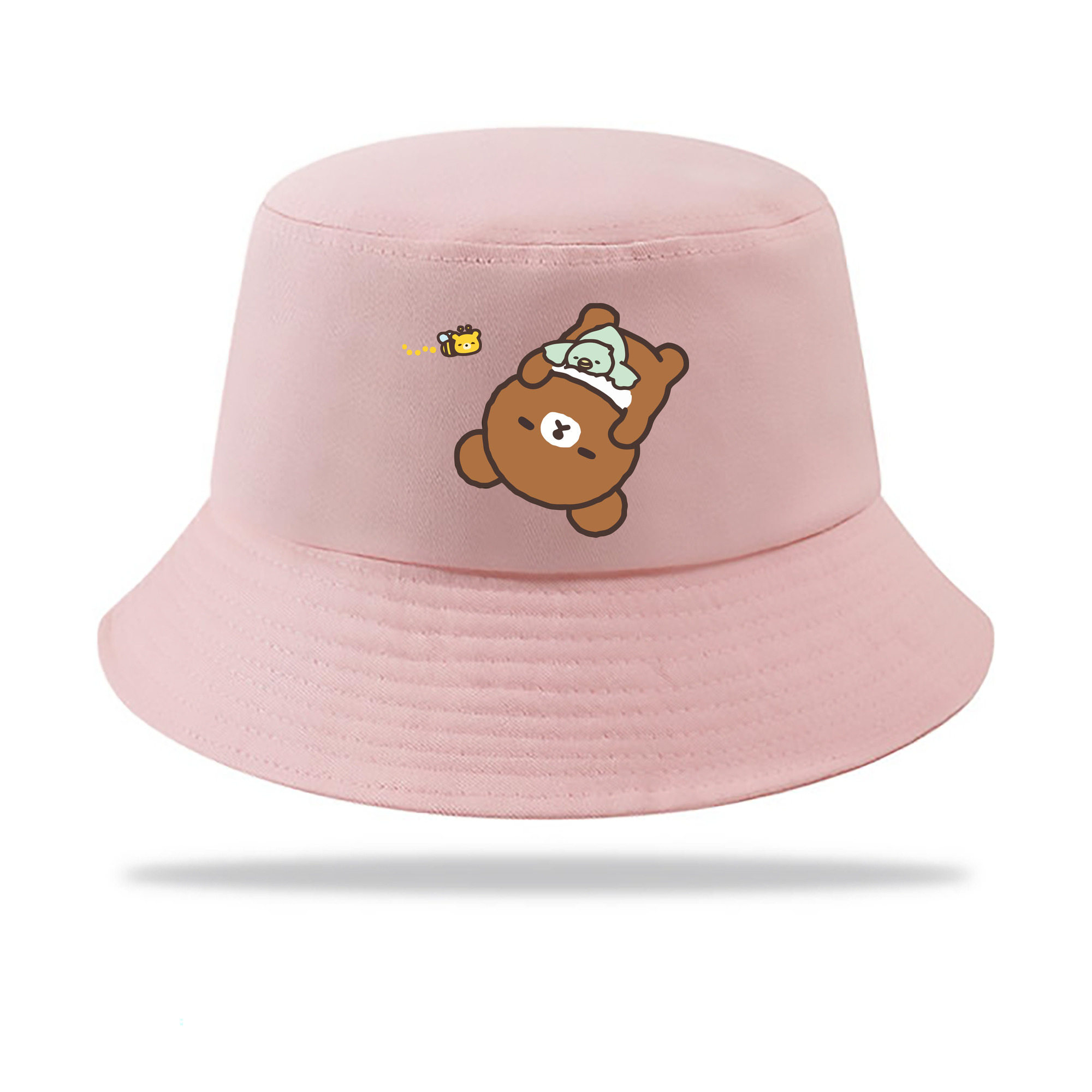 （画像用） リラックマ リラックマ キイロイトリ Rilakkuma Korilakkuma Kiiroitori アウトドア日除けバケットハット