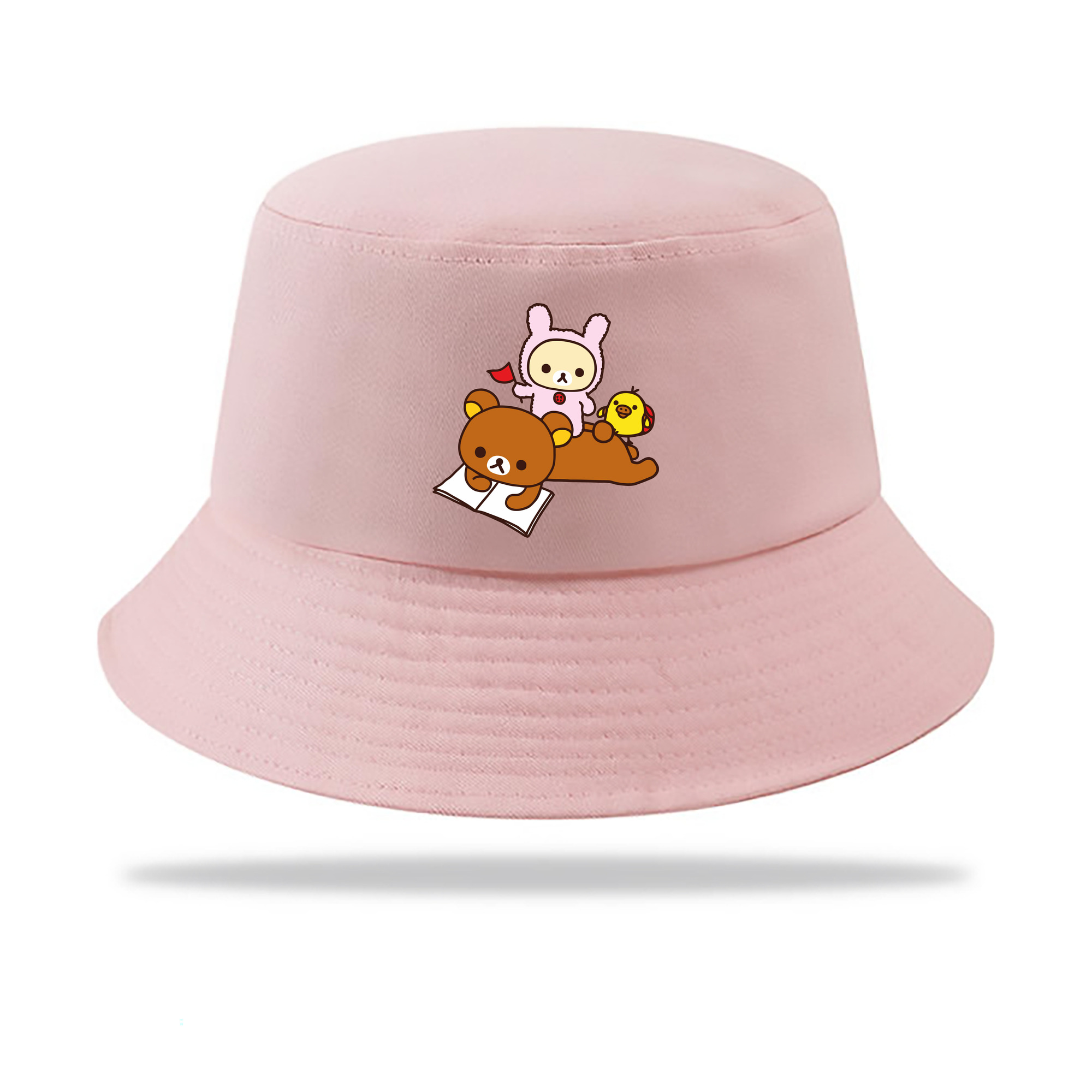 （画像用） リラックマ リラックマ キイロイトリ Rilakkuma Korilakkuma Kiiroitori アウトドア日除けバケットハット