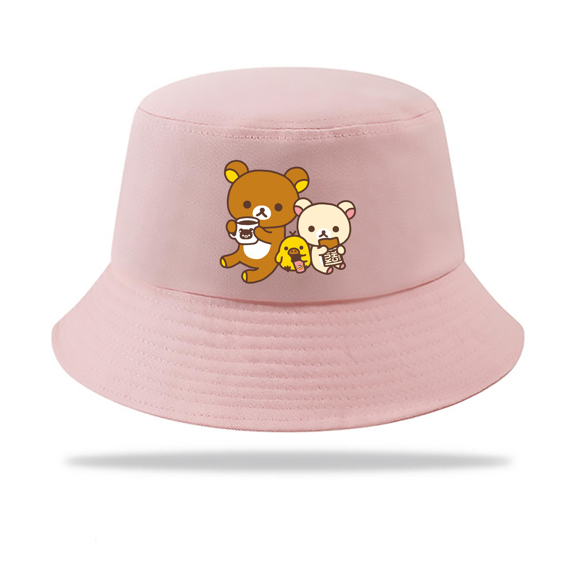 （画像用） リラックマ リラックマ キイロイトリ Rilakkuma Korilakkuma Kiiroitori アウトドア日除けバケットハット