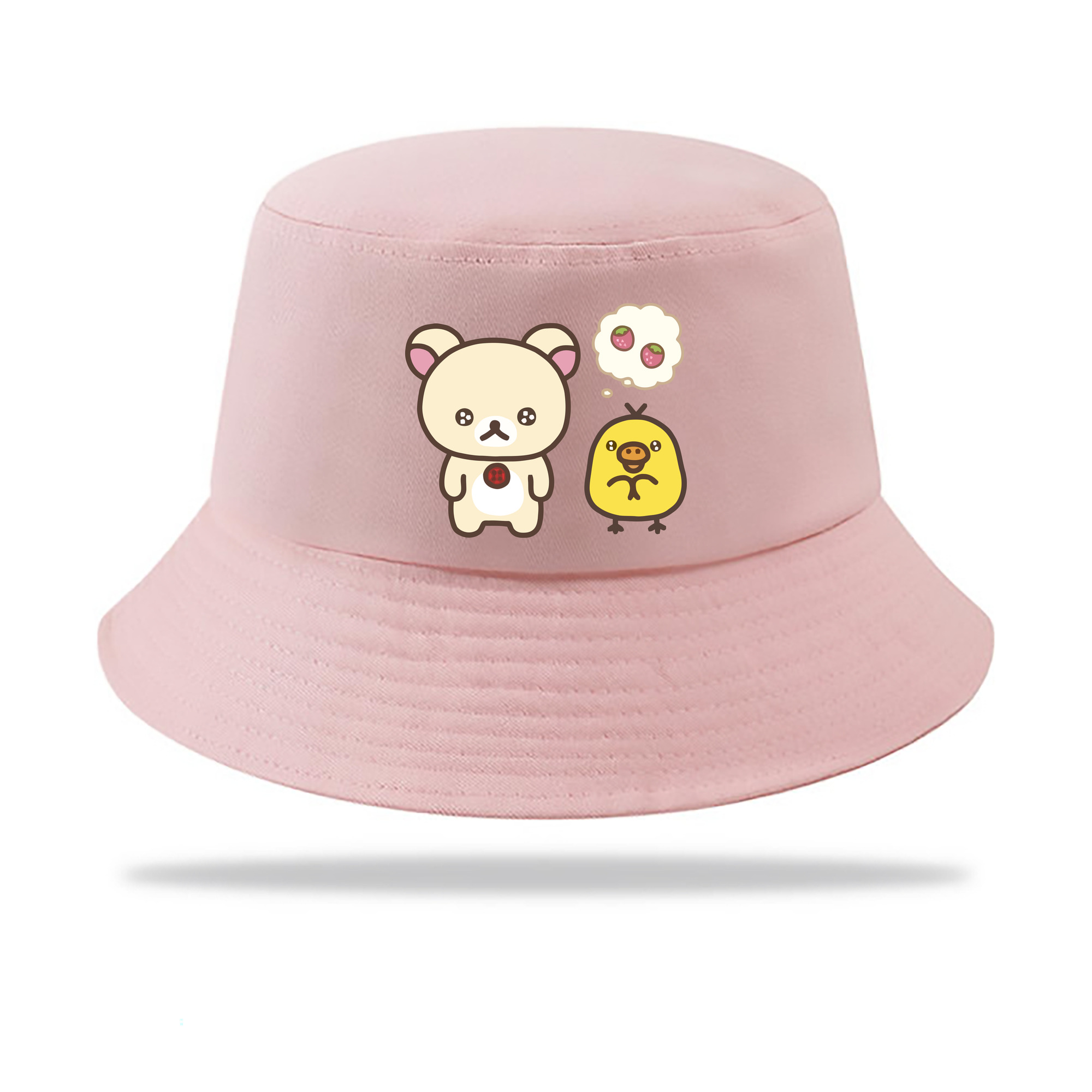 （画像用） リラックマ リラックマ キイロイトリ Rilakkuma Korilakkuma Kiiroitori アウトドア日除けバケットハット