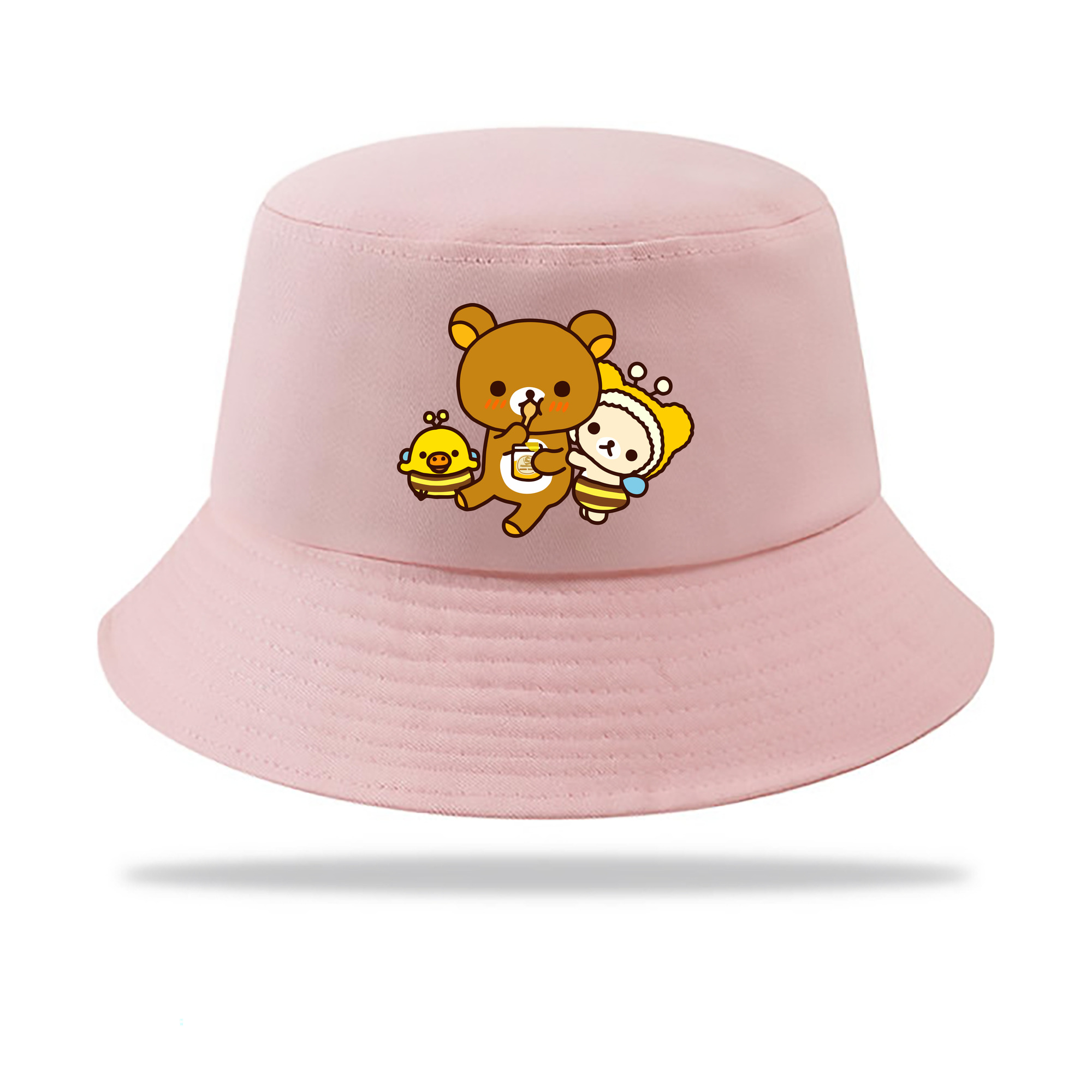 （画像用） リラックマ リラックマ キイロイトリ Rilakkuma Korilakkuma Kiiroitori アウトドア日除けバケットハット