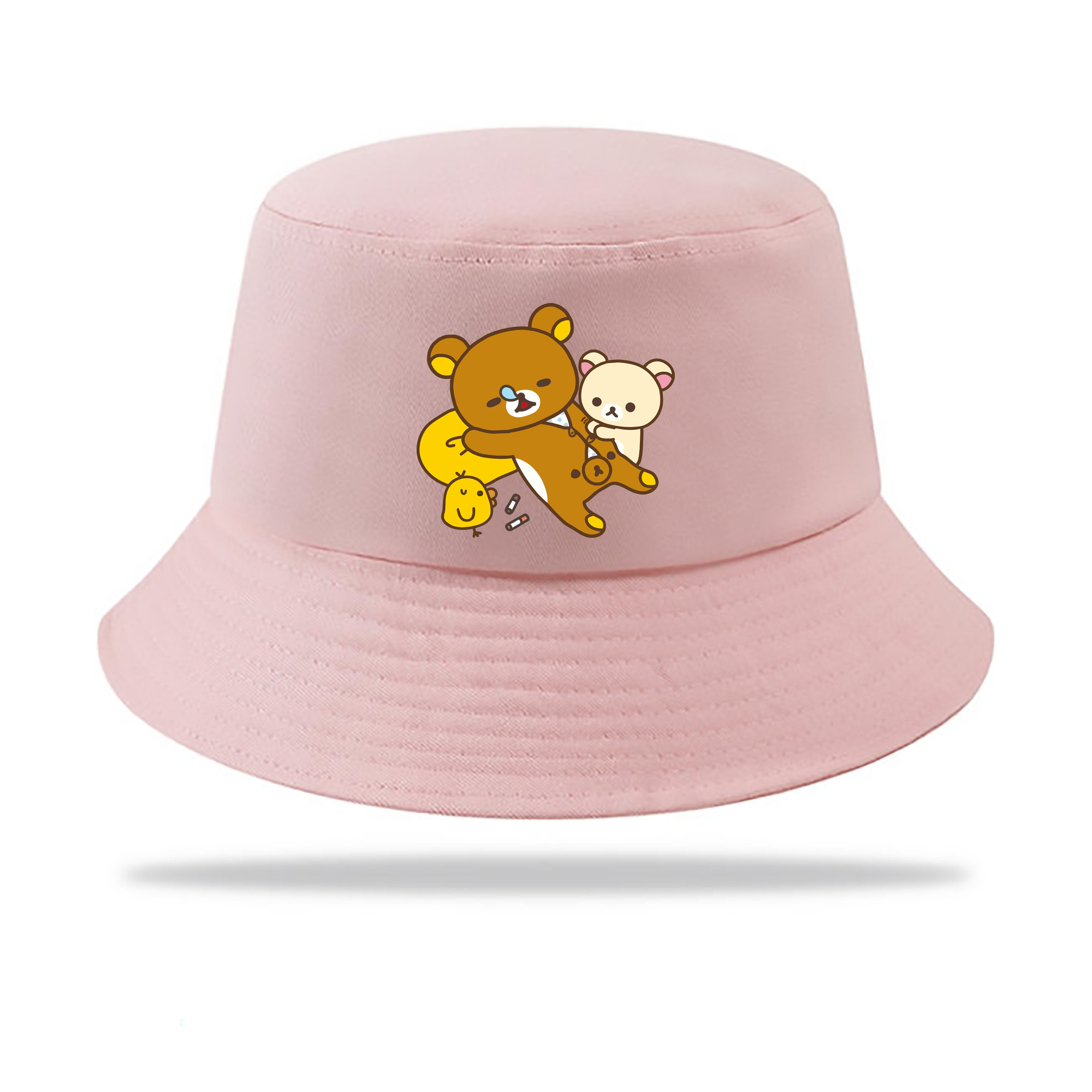 （画像用） リラックマ リラックマ キイロイトリ Rilakkuma Korilakkuma Kiiroitori アウトドア日除けバケットハット