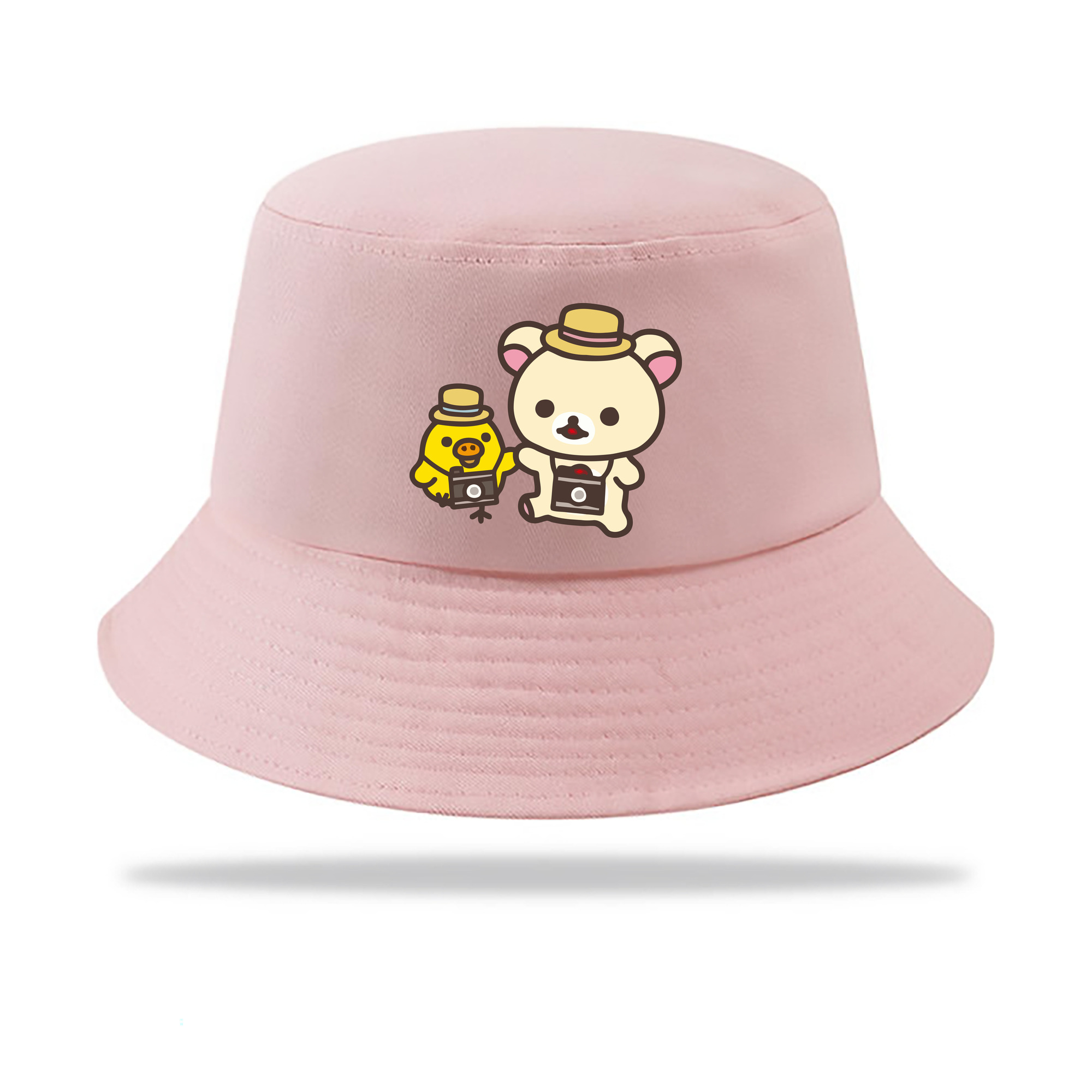 （画像用） リラックマ リラックマ キイロイトリ Rilakkuma Korilakkuma Kiiroitori アウトドア日除けバケットハット