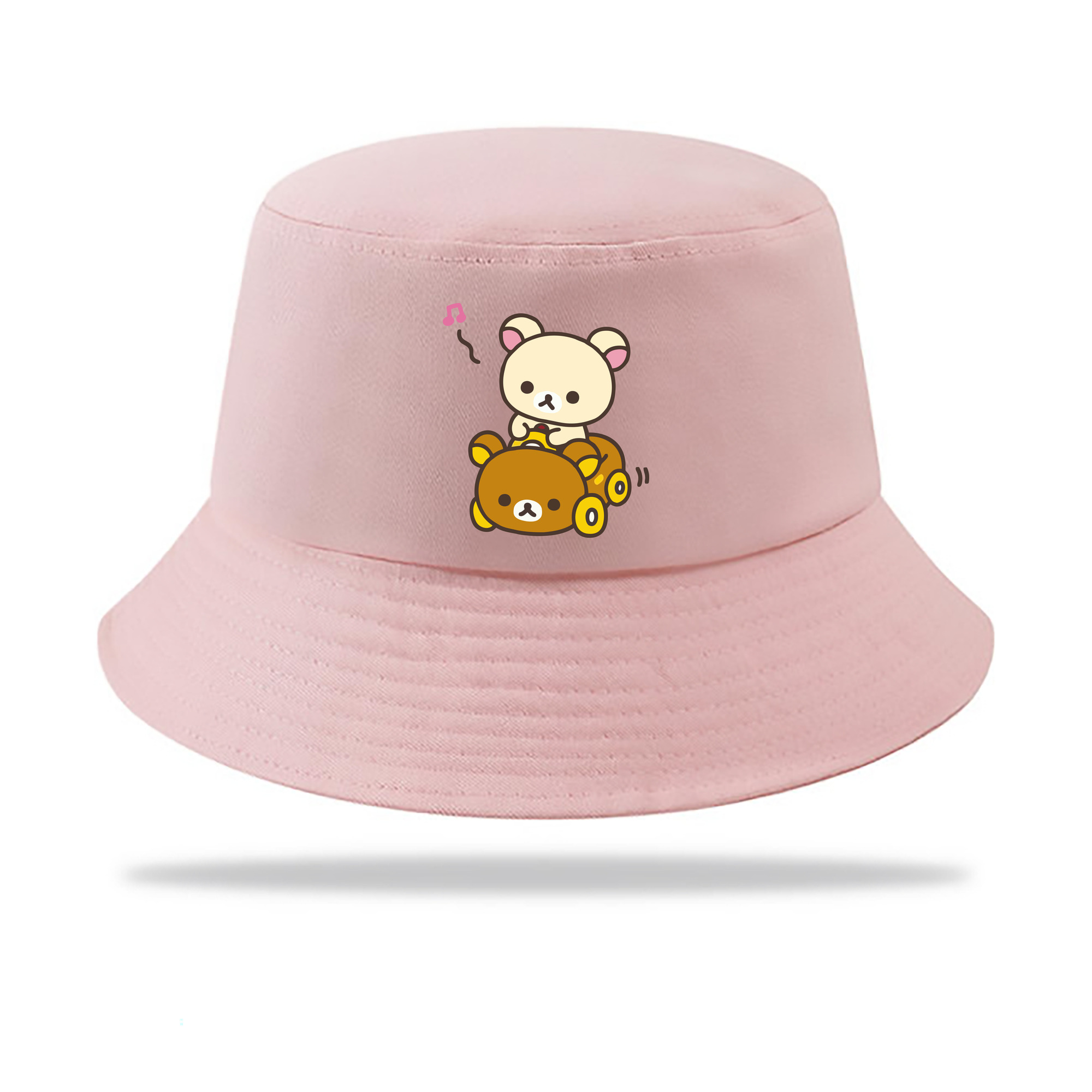 （画像用） リラックマ リラックマ キイロイトリ Rilakkuma Korilakkuma Kiiroitori アウトドア日除けバケットハット