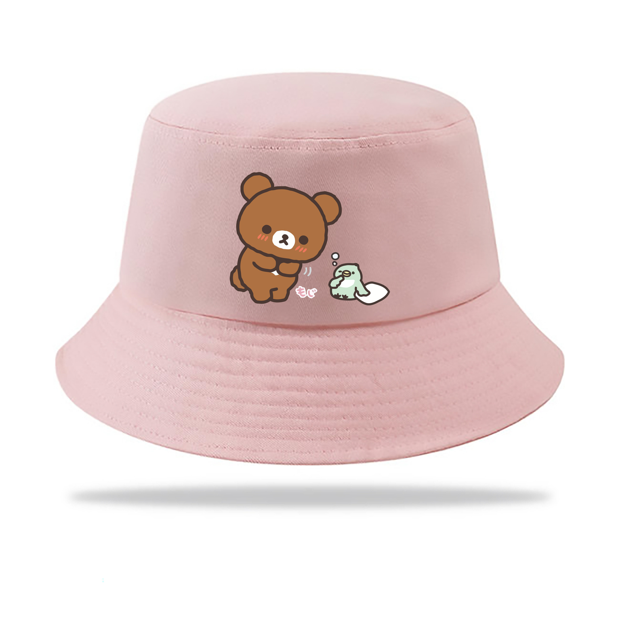 （画像用） リラックマ リラックマ キイロイトリ Rilakkuma Korilakkuma Kiiroitori アウトドア日除けバケットハット