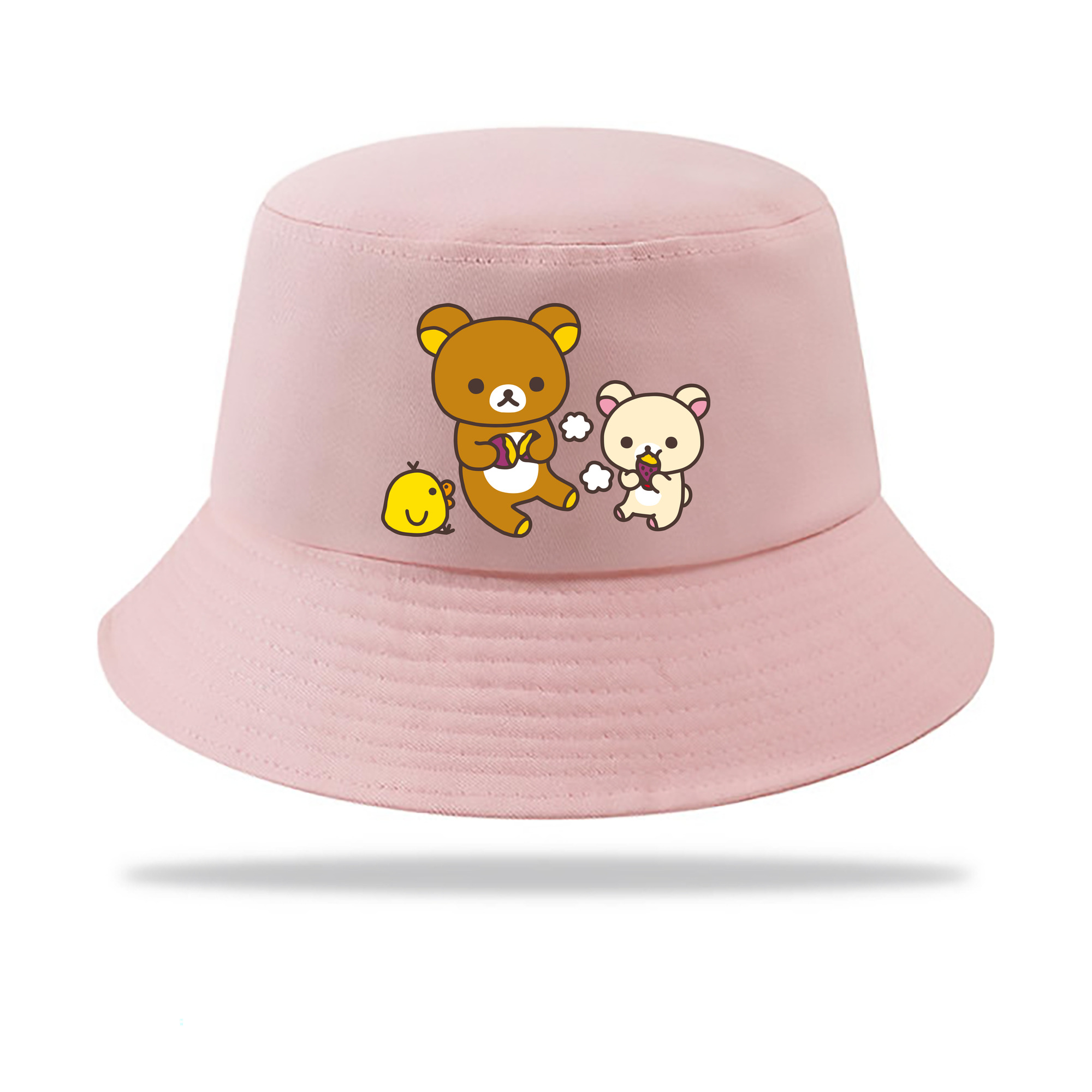 （画像用） リラックマ リラックマ キイロイトリ Rilakkuma Korilakkuma Kiiroitori アウトドア日除けバケットハット
