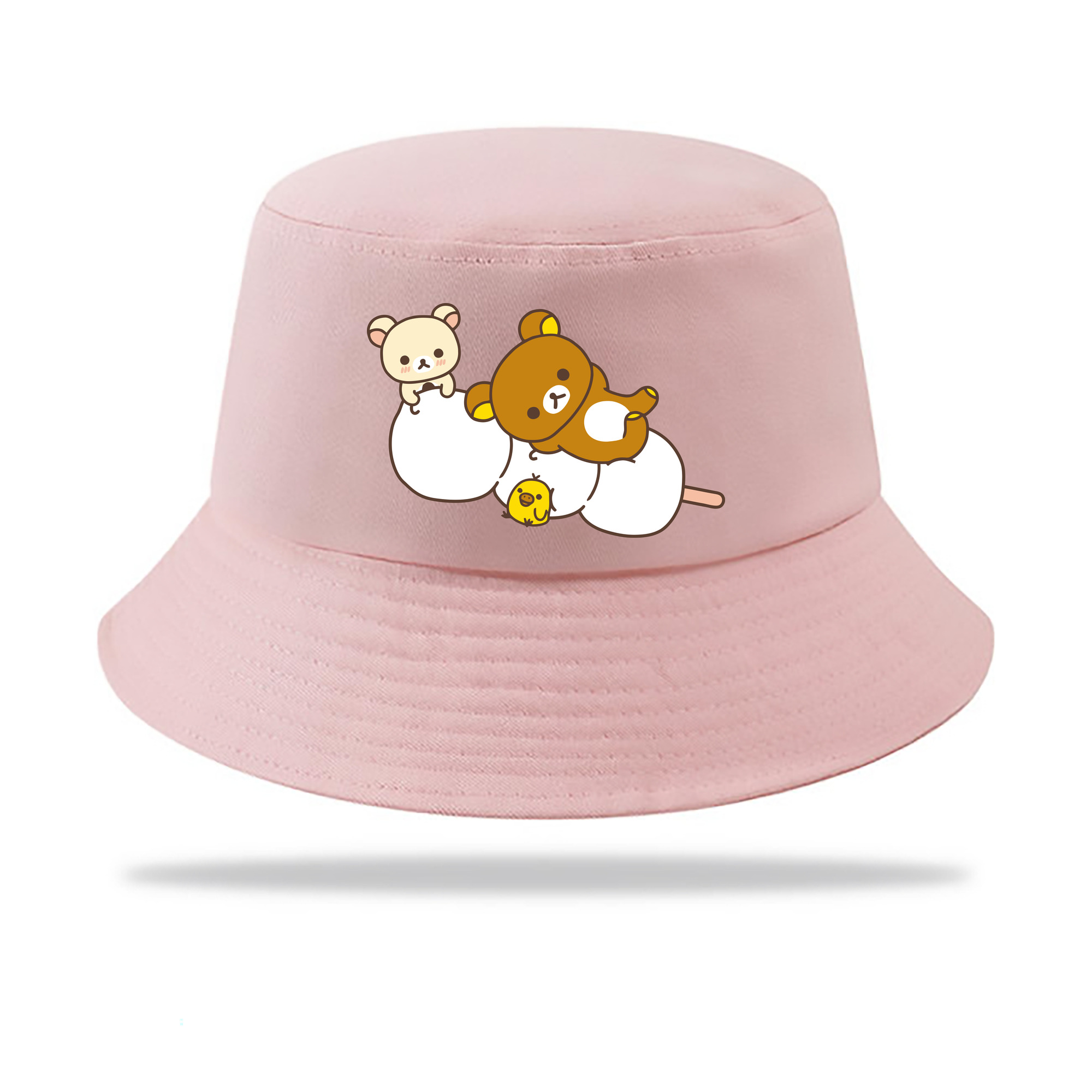 （画像用） リラックマ リラックマ キイロイトリ Rilakkuma Korilakkuma Kiiroitori アウトドア日除けバケットハット
