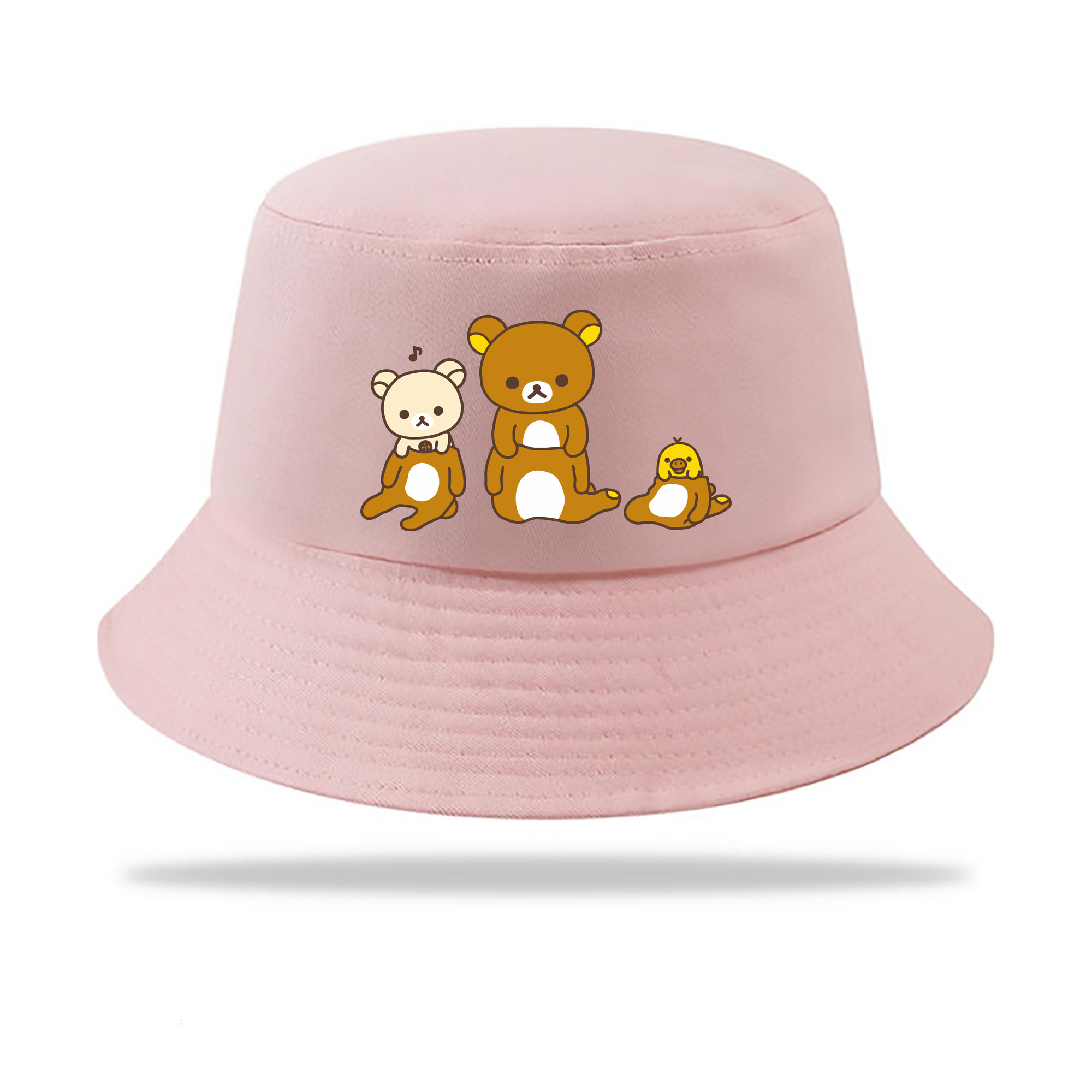 （画像用） リラックマ リラックマ キイロイトリ Rilakkuma Korilakkuma Kiiroitori アウトドア日除けバケットハット