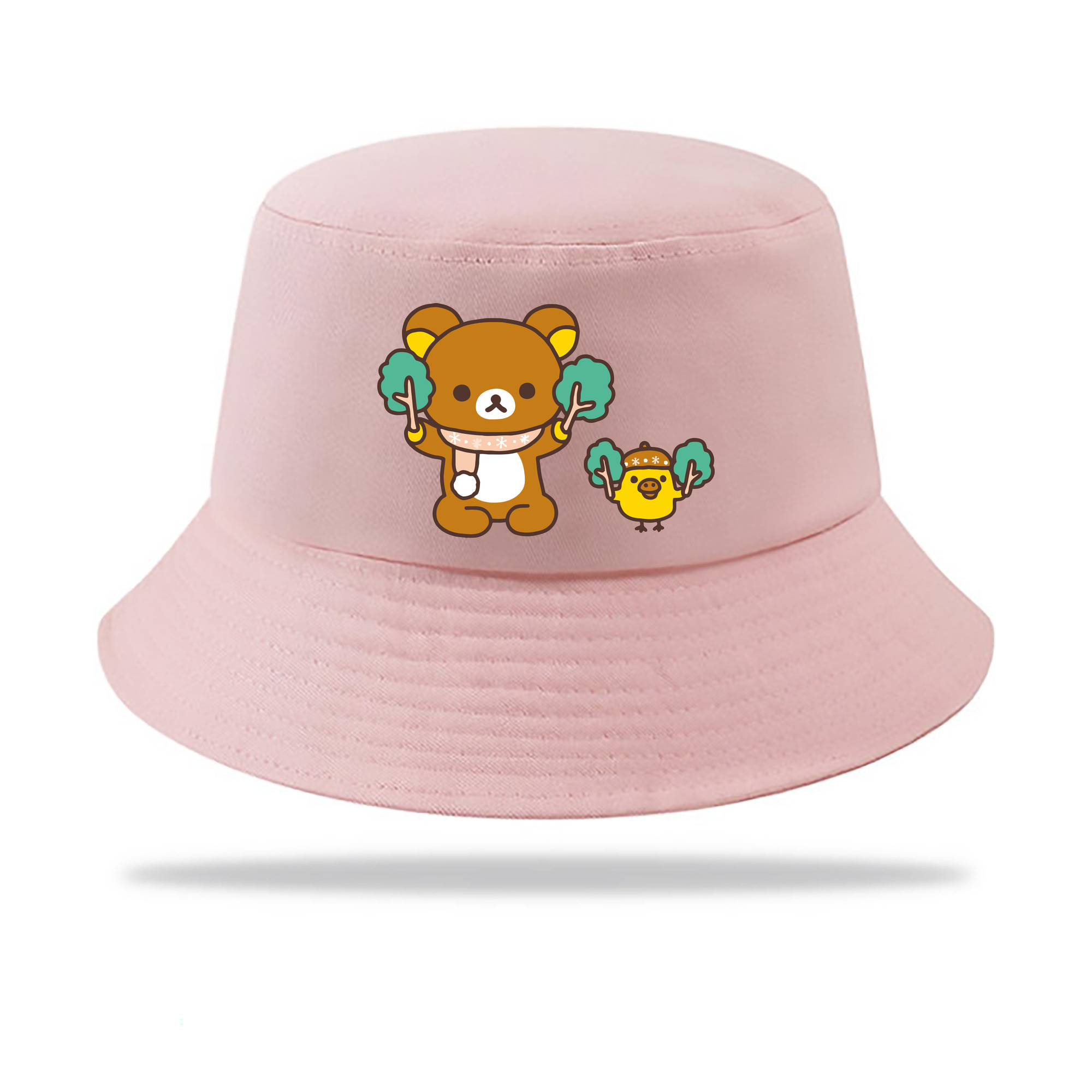 （画像用） リラックマ リラックマ キイロイトリ Rilakkuma Korilakkuma Kiiroitori アウトドア日除けバケットハット