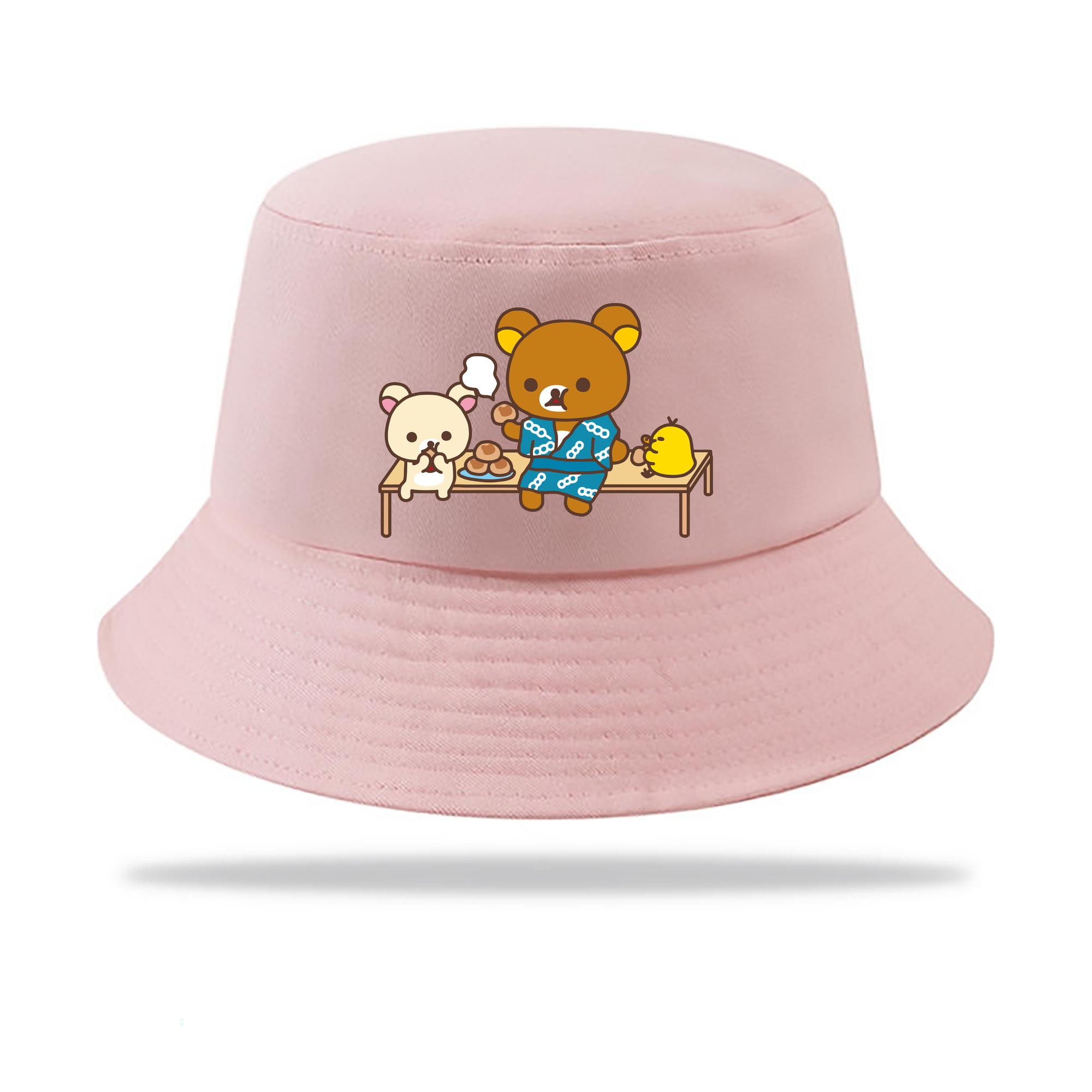 （画像用） リラックマ リラックマ キイロイトリ Rilakkuma Korilakkuma Kiiroitori アウトドア日除けバケットハット