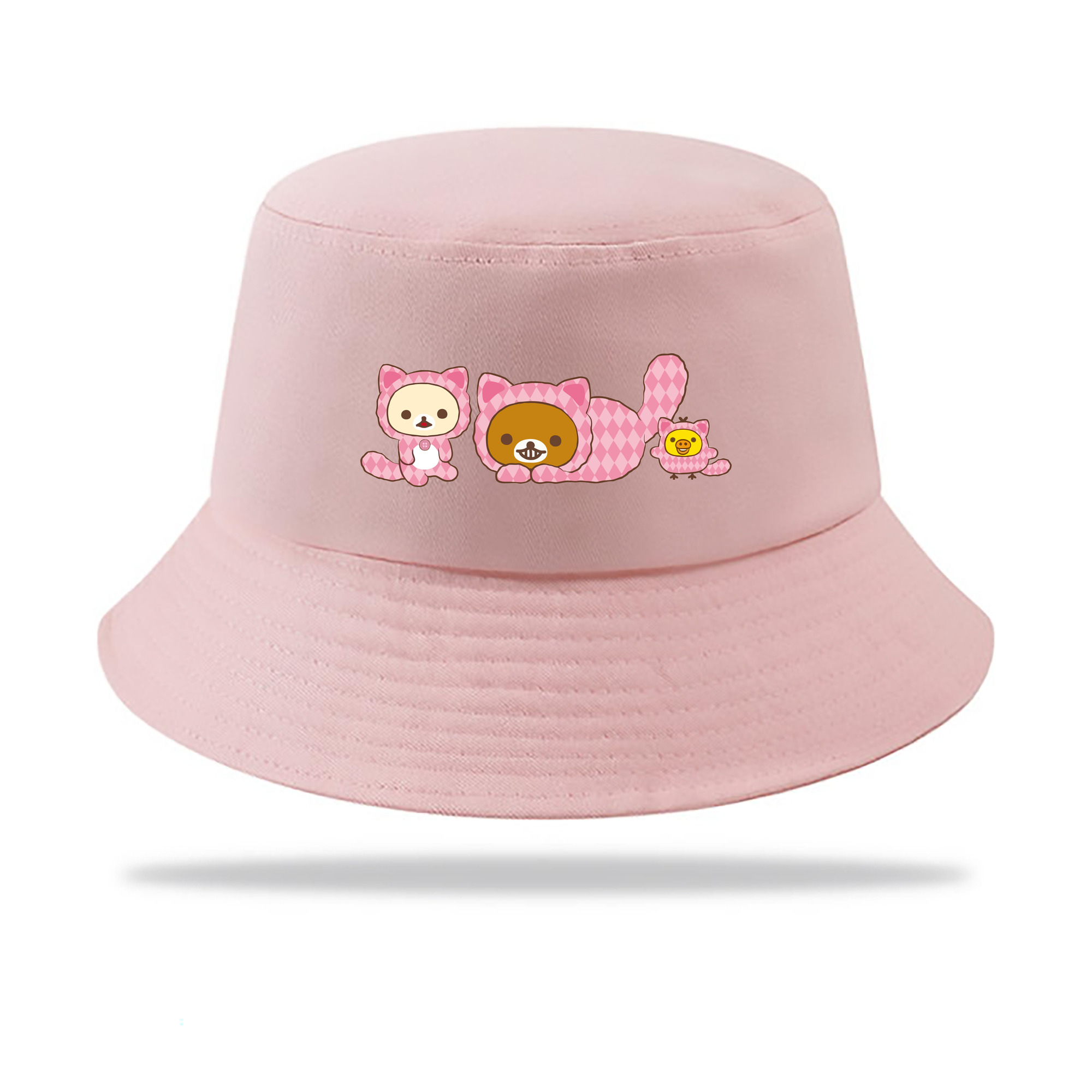 （画像用） リラックマ リラックマ キイロイトリ Rilakkuma Korilakkuma Kiiroitori アウトドア日除けバケットハット