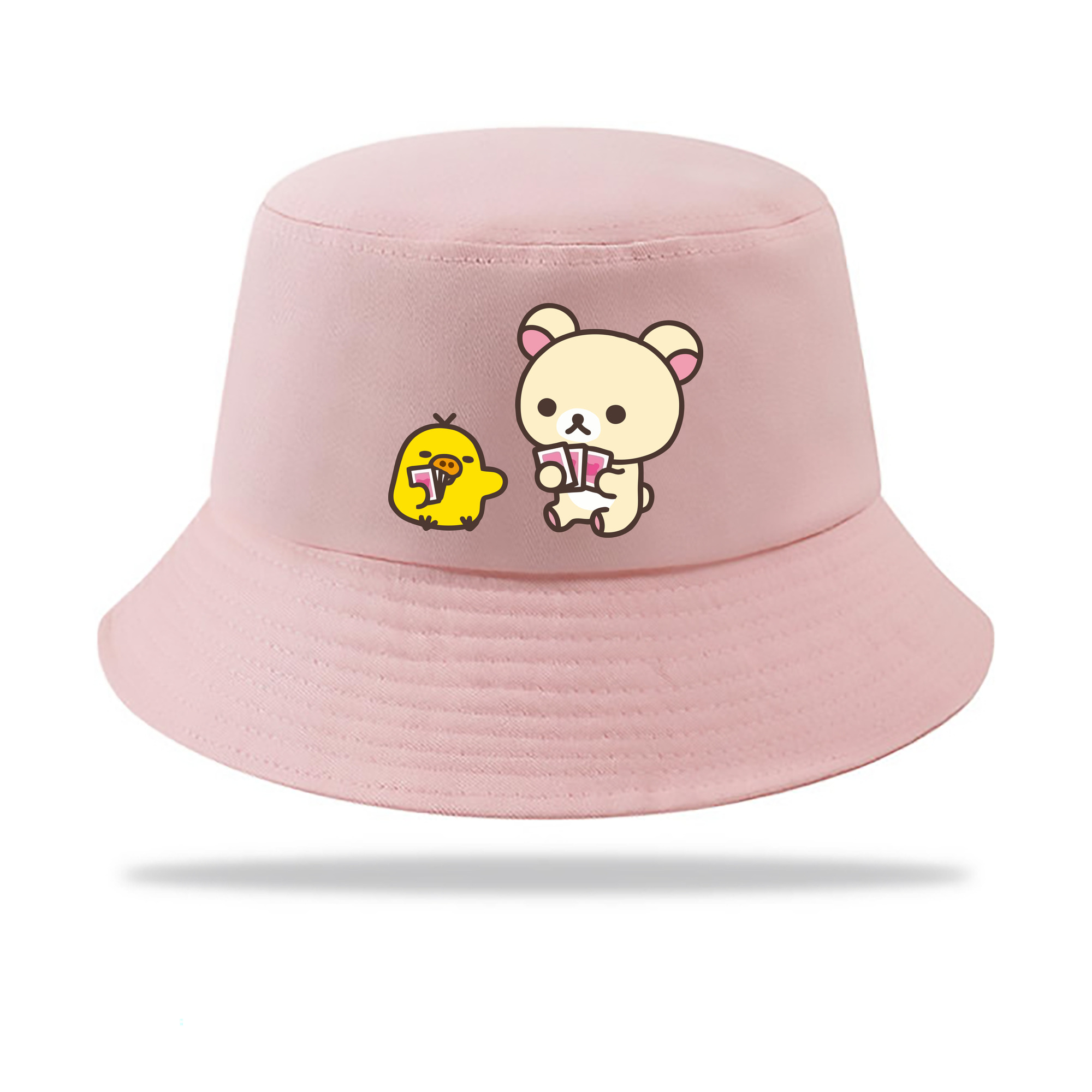（画像用） リラックマ リラックマ キイロイトリ Rilakkuma Korilakkuma Kiiroitori アウトドア日除けバケットハット