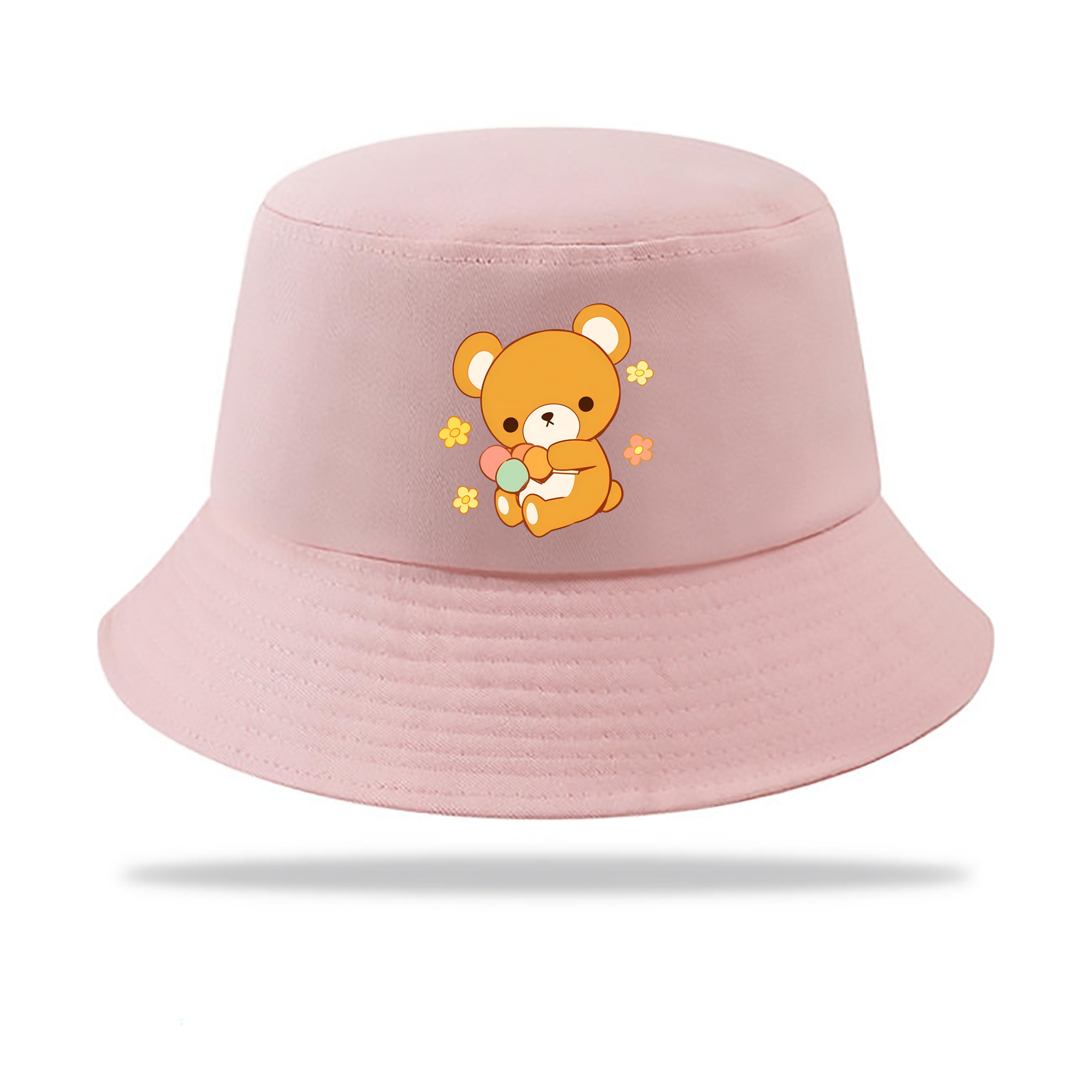 （画像用） リラックマ リラックマ キイロイトリ Rilakkuma Korilakkuma Kiiroitori アウトドア日除けバケットハット