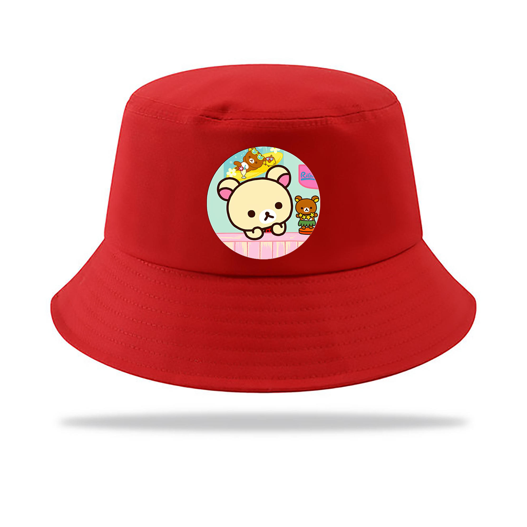 （画像用） リラックマ リラックマ キイロイトリ Rilakkuma Korilakkuma Kiiroitori アウトドア日除けバケットハット