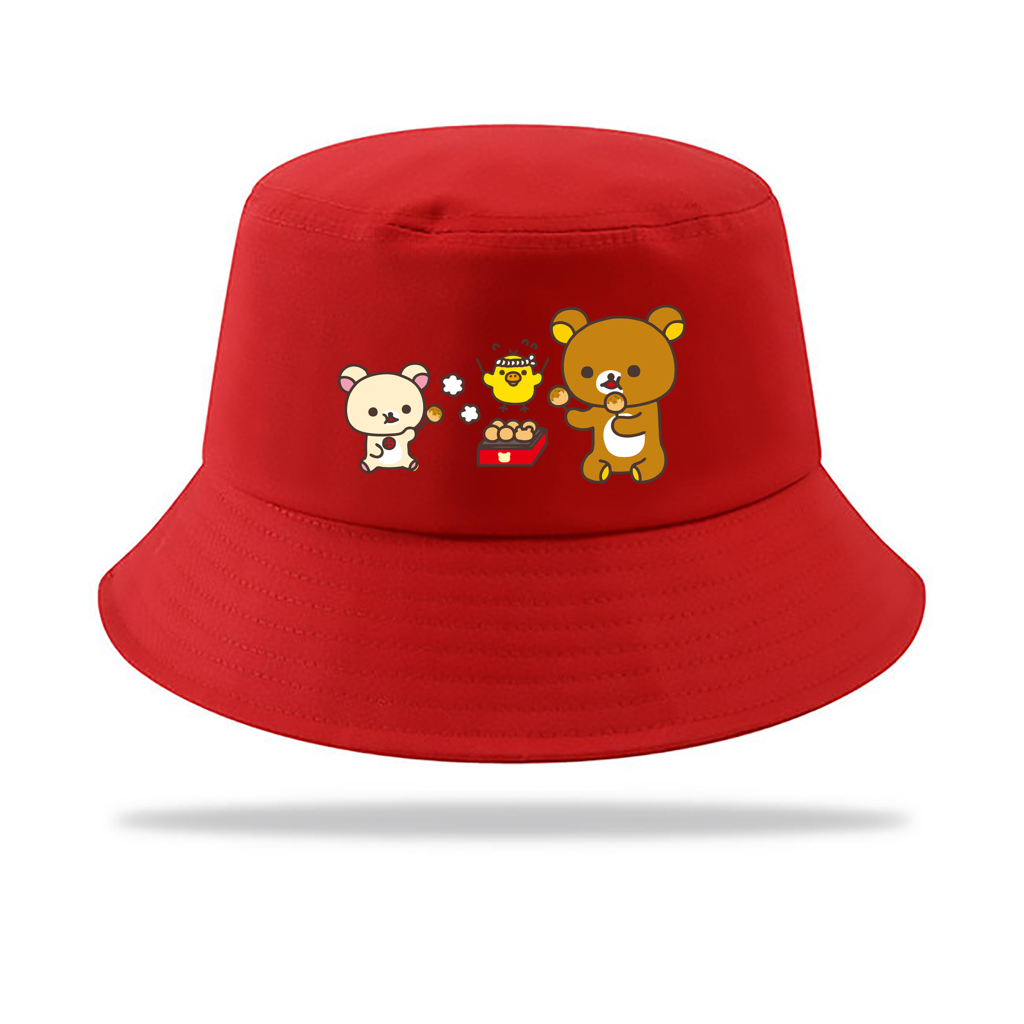 （画像用） リラックマ リラックマ キイロイトリ Rilakkuma Korilakkuma Kiiroitori アウトドア日除けバケットハット