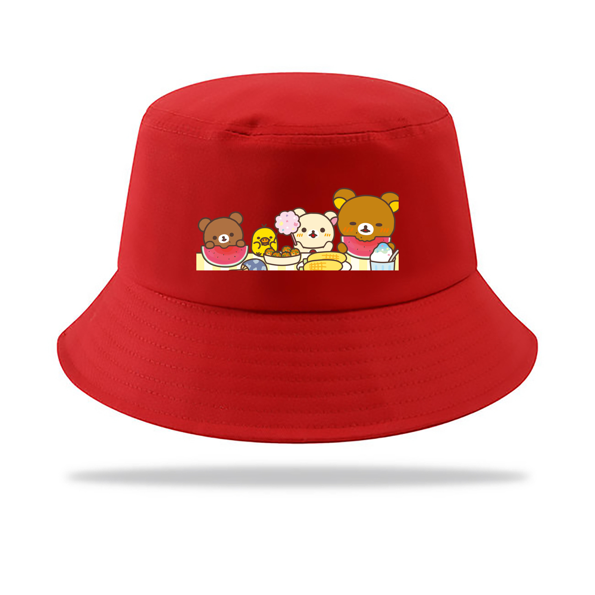 （画像用） リラックマ リラックマ キイロイトリ Rilakkuma Korilakkuma Kiiroitori アウトドア日除けバケットハット