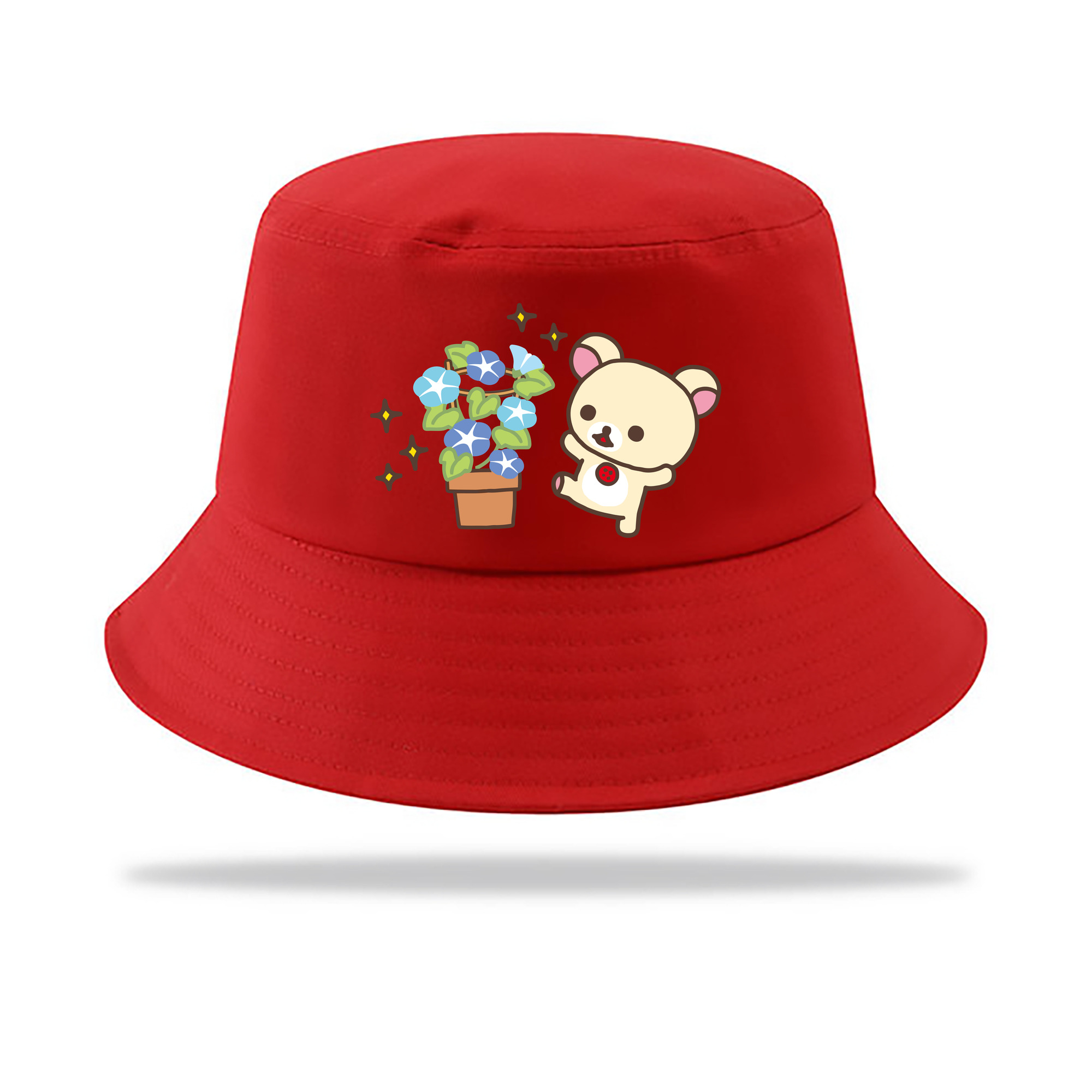 （画像用） リラックマ リラックマ キイロイトリ Rilakkuma Korilakkuma Kiiroitori アウトドア日除けバケットハット