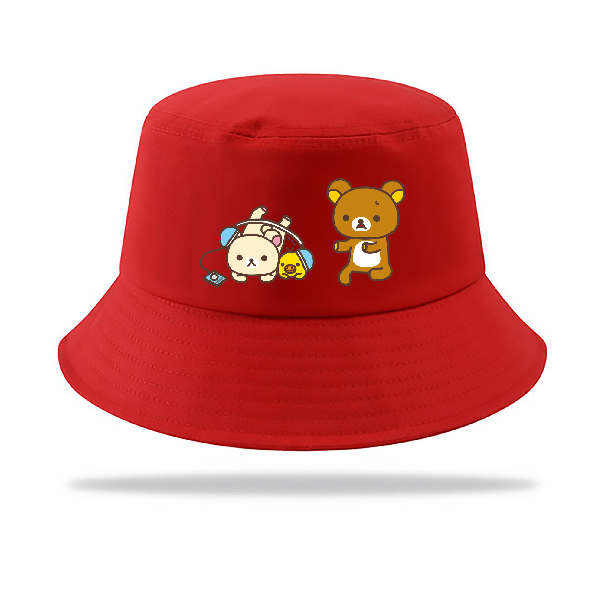 （画像用） リラックマ リラックマ キイロイトリ Rilakkuma Korilakkuma Kiiroitori アウトドア日除けバケットハット