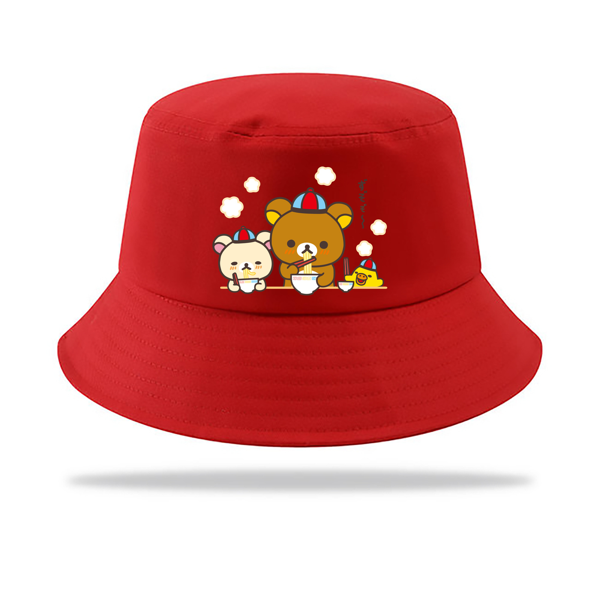 （画像用） リラックマ リラックマ キイロイトリ Rilakkuma Korilakkuma Kiiroitori アウトドア日除けバケットハット