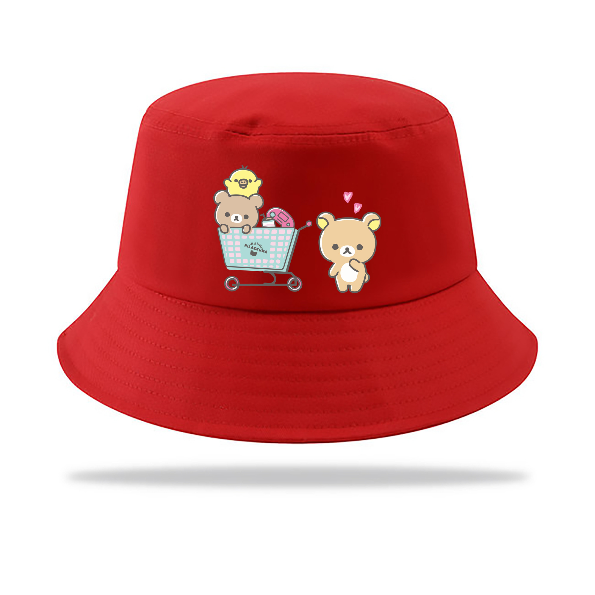 （画像用） リラックマ リラックマ キイロイトリ Rilakkuma Korilakkuma Kiiroitori アウトドア日除けバケットハット