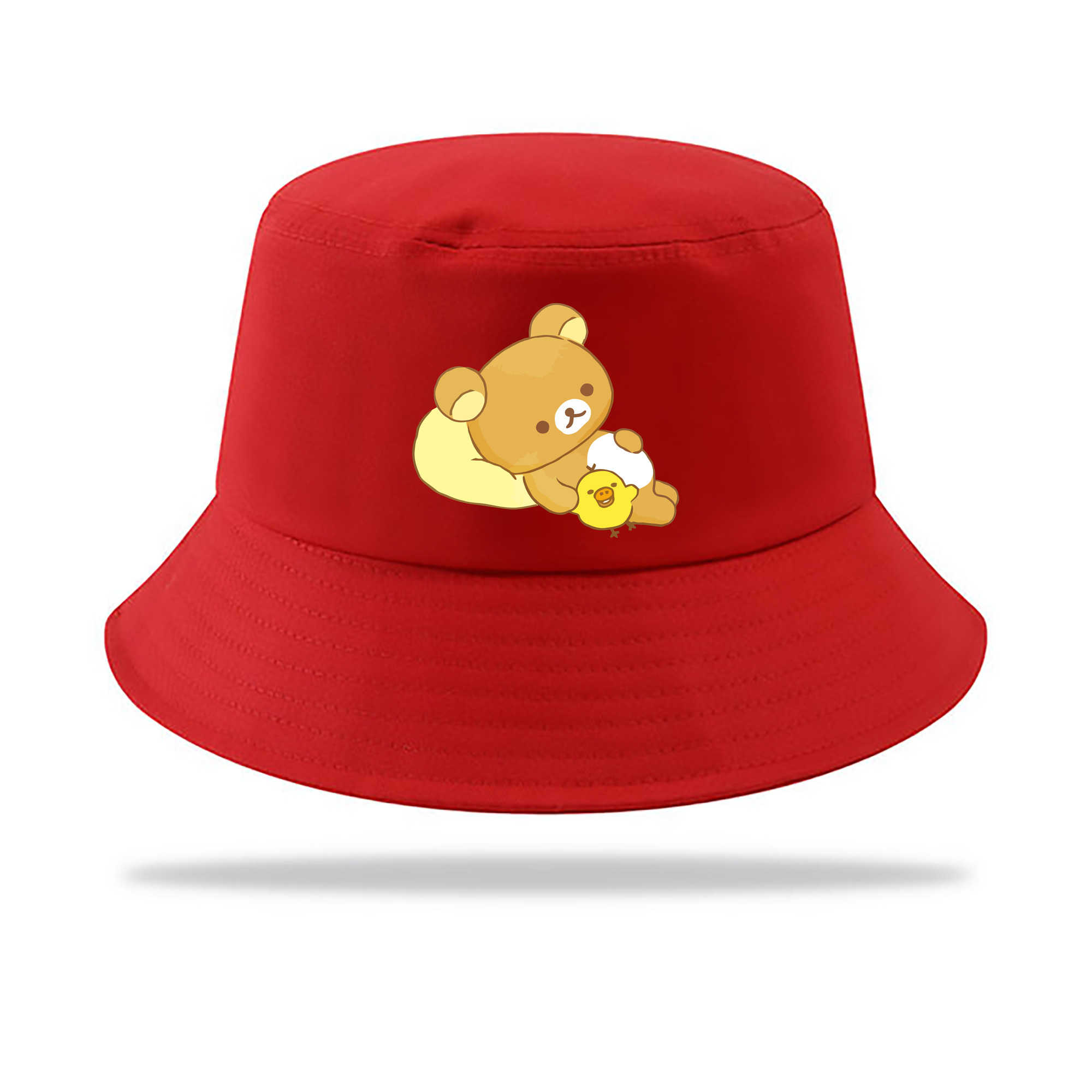 （画像用） リラックマ リラックマ キイロイトリ Rilakkuma Korilakkuma Kiiroitori アウトドア日除けバケットハット