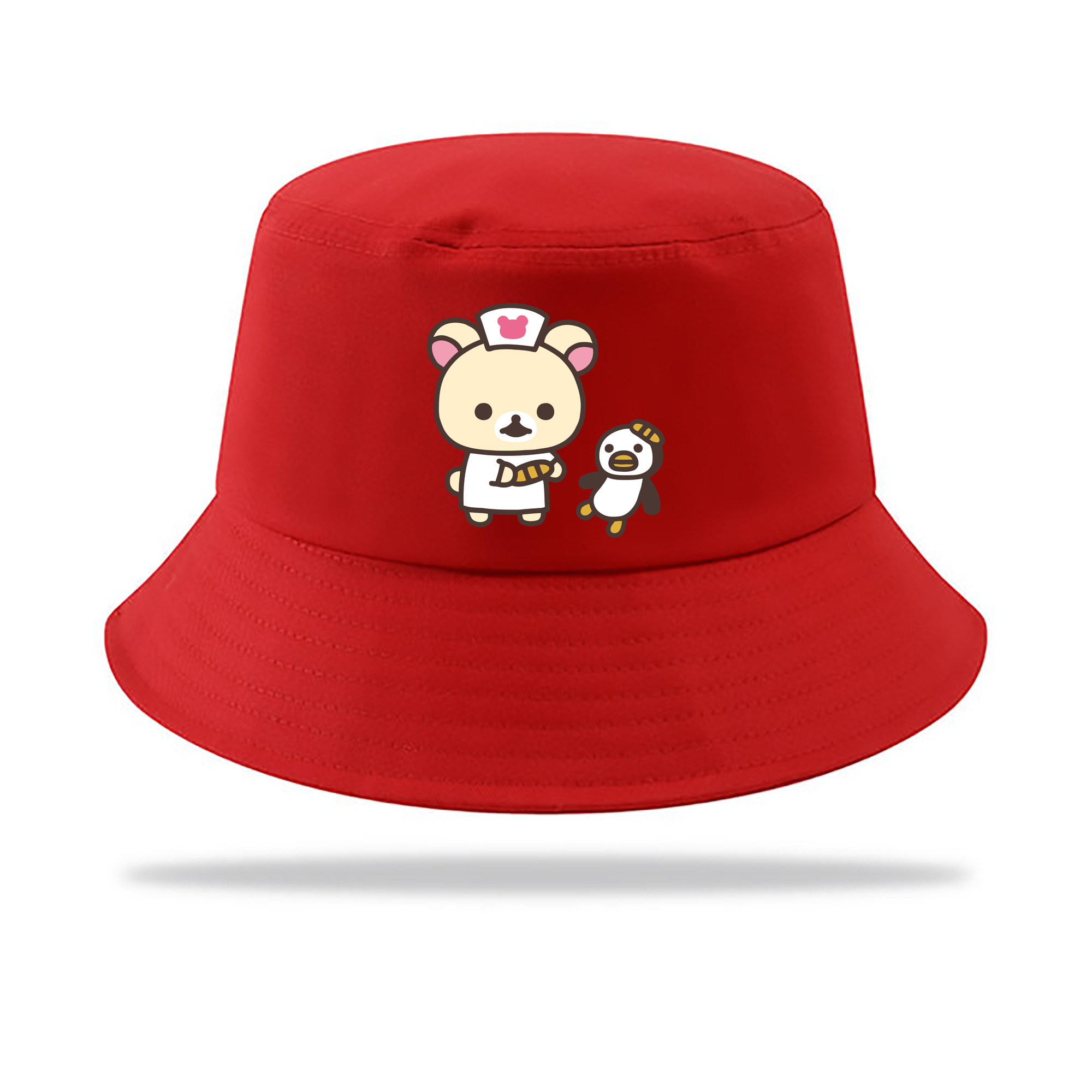（画像用） リラックマ リラックマ キイロイトリ Rilakkuma Korilakkuma Kiiroitori アウトドア日除けバケットハット
