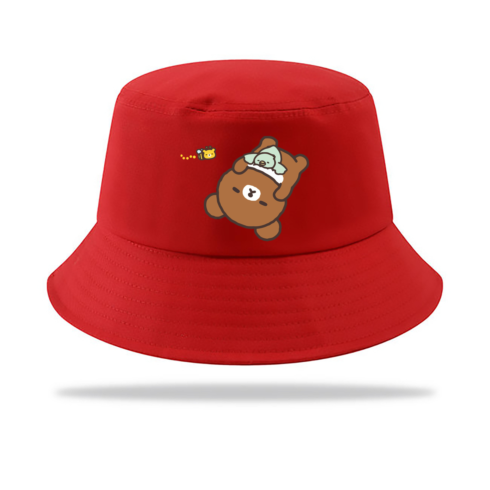（画像用） リラックマ リラックマ キイロイトリ Rilakkuma Korilakkuma Kiiroitori アウトドア日除けバケットハット