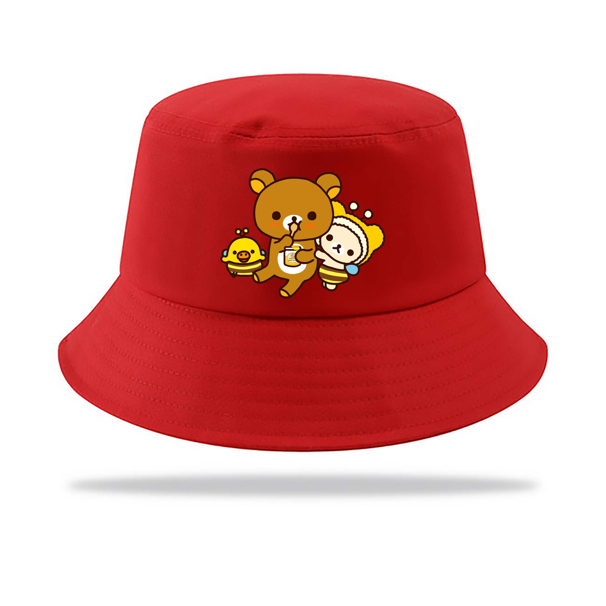 （画像用） リラックマ リラックマ キイロイトリ Rilakkuma Korilakkuma Kiiroitori アウトドア日除けバケットハット
