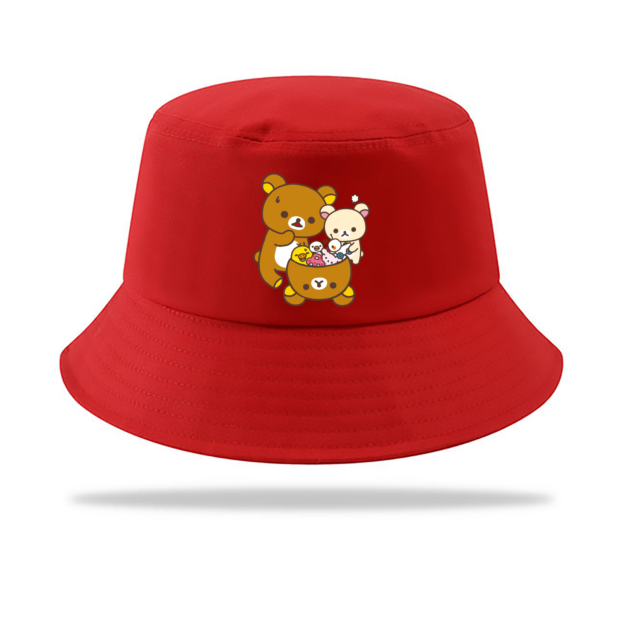 （画像用） リラックマ リラックマ キイロイトリ Rilakkuma Korilakkuma Kiiroitori アウトドア日除けバケットハット