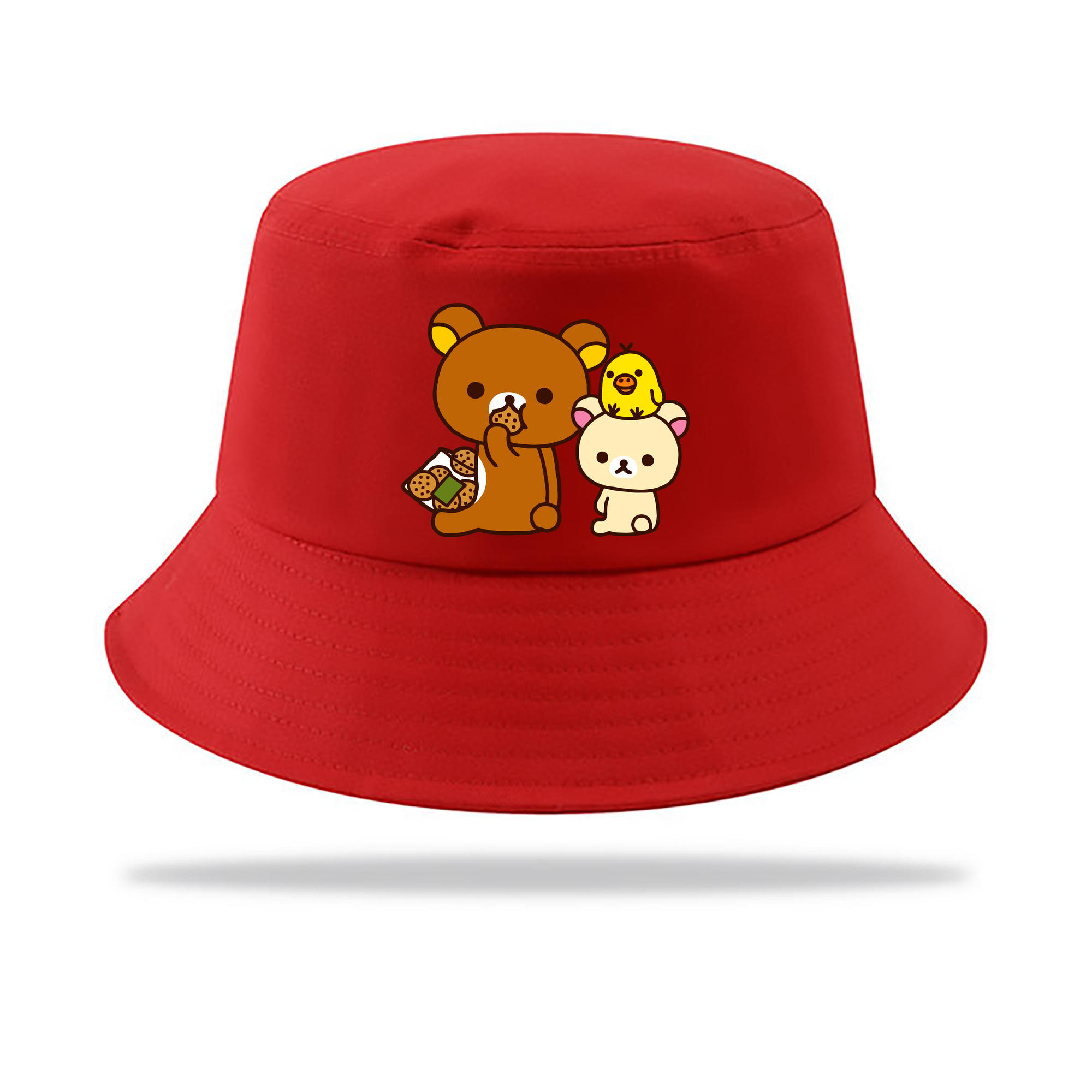 （画像用） リラックマ リラックマ キイロイトリ Rilakkuma Korilakkuma Kiiroitori アウトドア日除けバケットハット