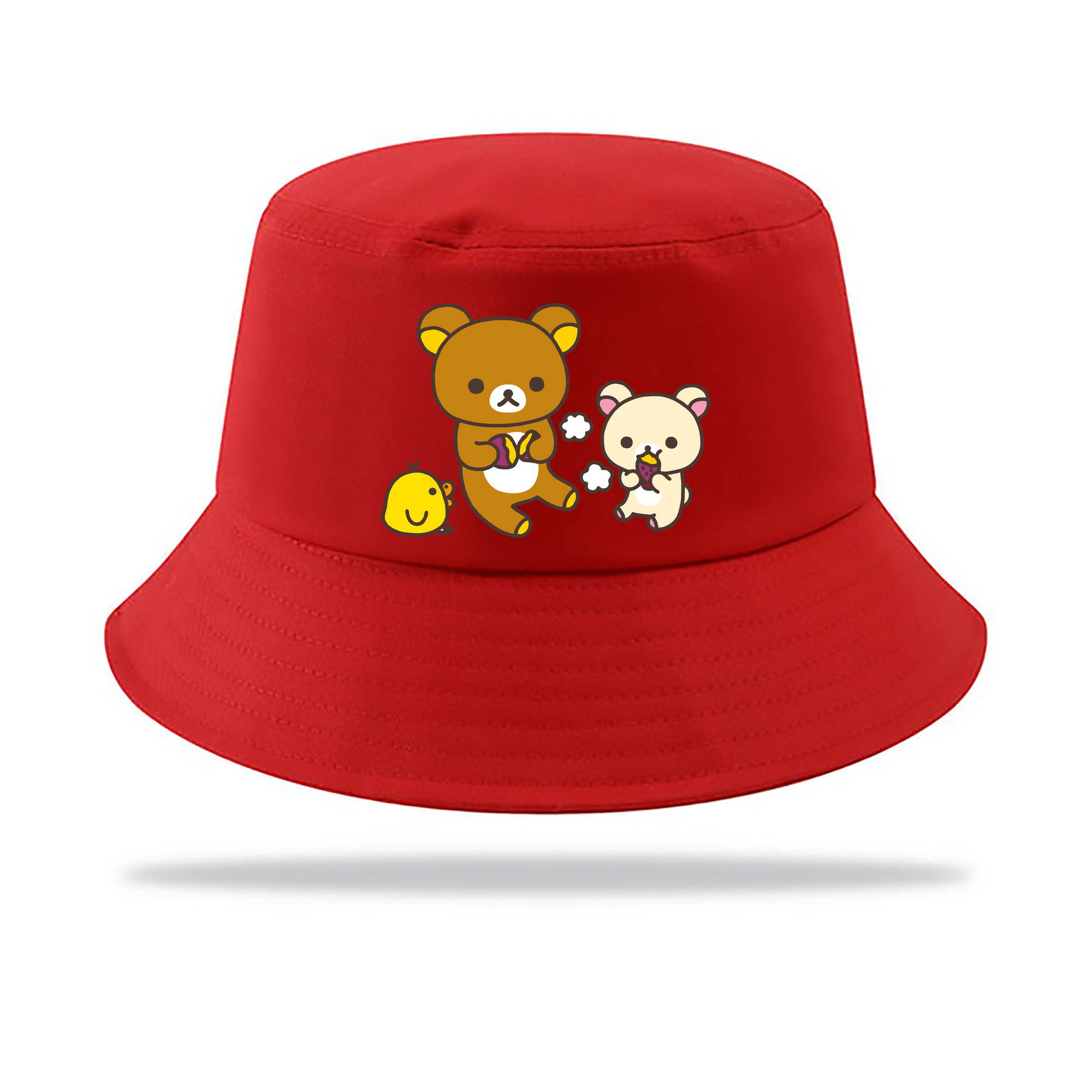 （画像用） リラックマ リラックマ キイロイトリ Rilakkuma Korilakkuma Kiiroitori アウトドア日除けバケットハット
