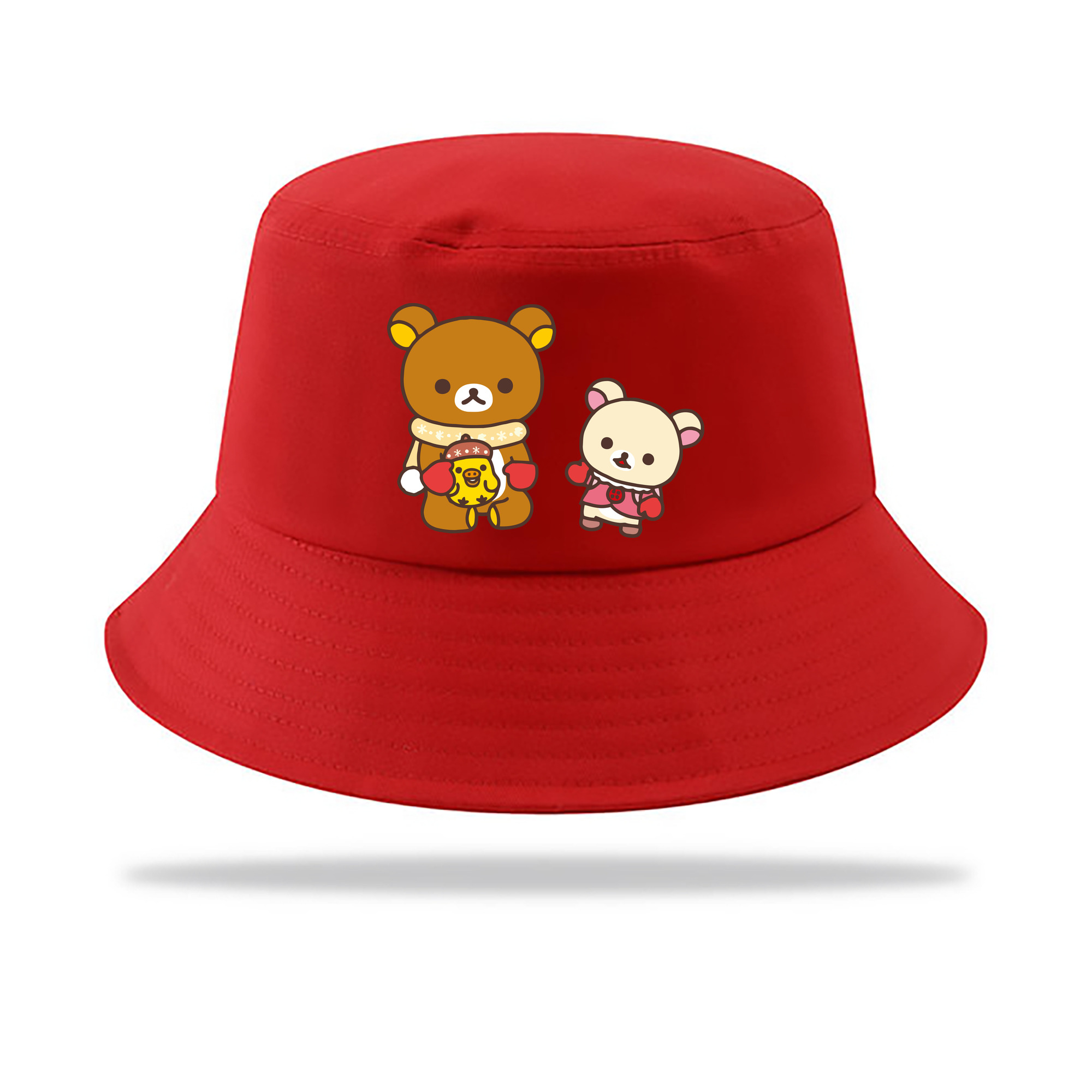 （画像用） リラックマ リラックマ キイロイトリ Rilakkuma Korilakkuma Kiiroitori アウトドア日除けバケットハット