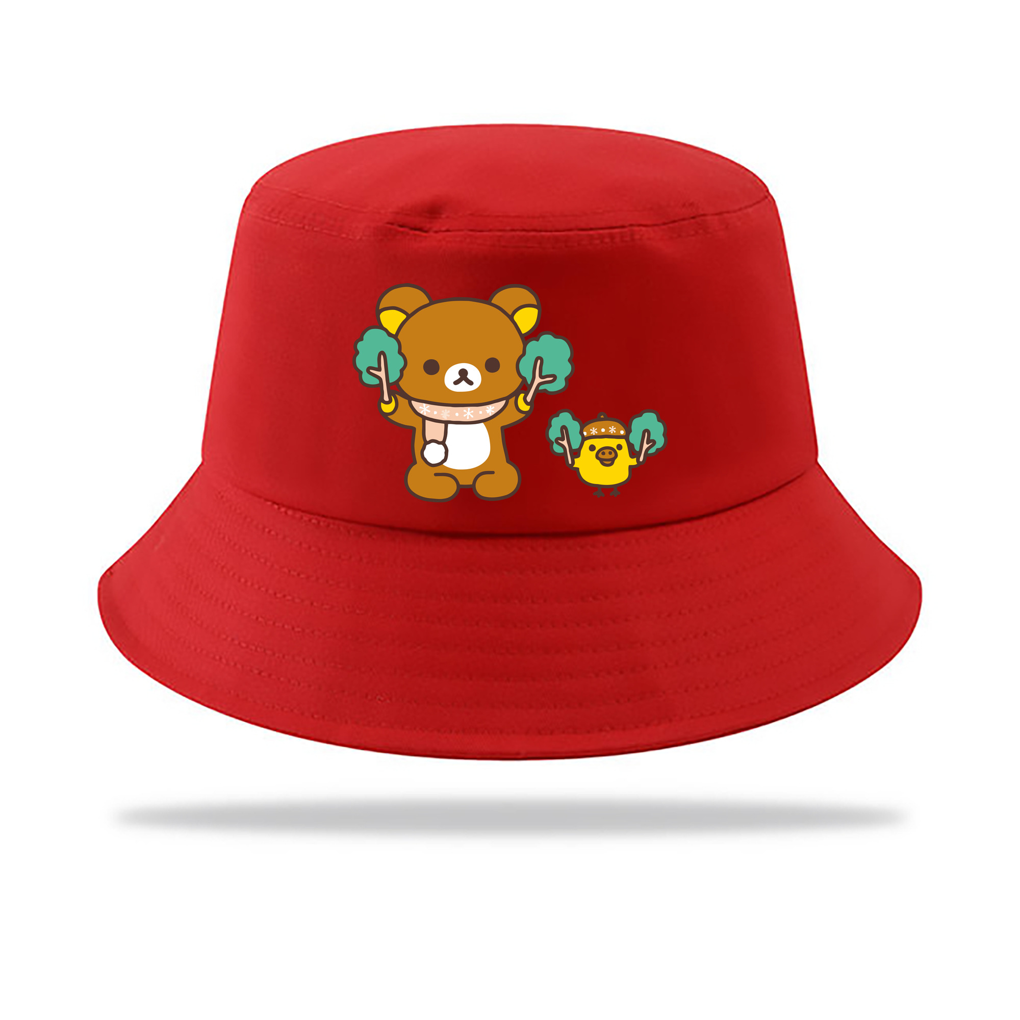 （画像用） リラックマ リラックマ キイロイトリ Rilakkuma Korilakkuma Kiiroitori アウトドア日除けバケットハット