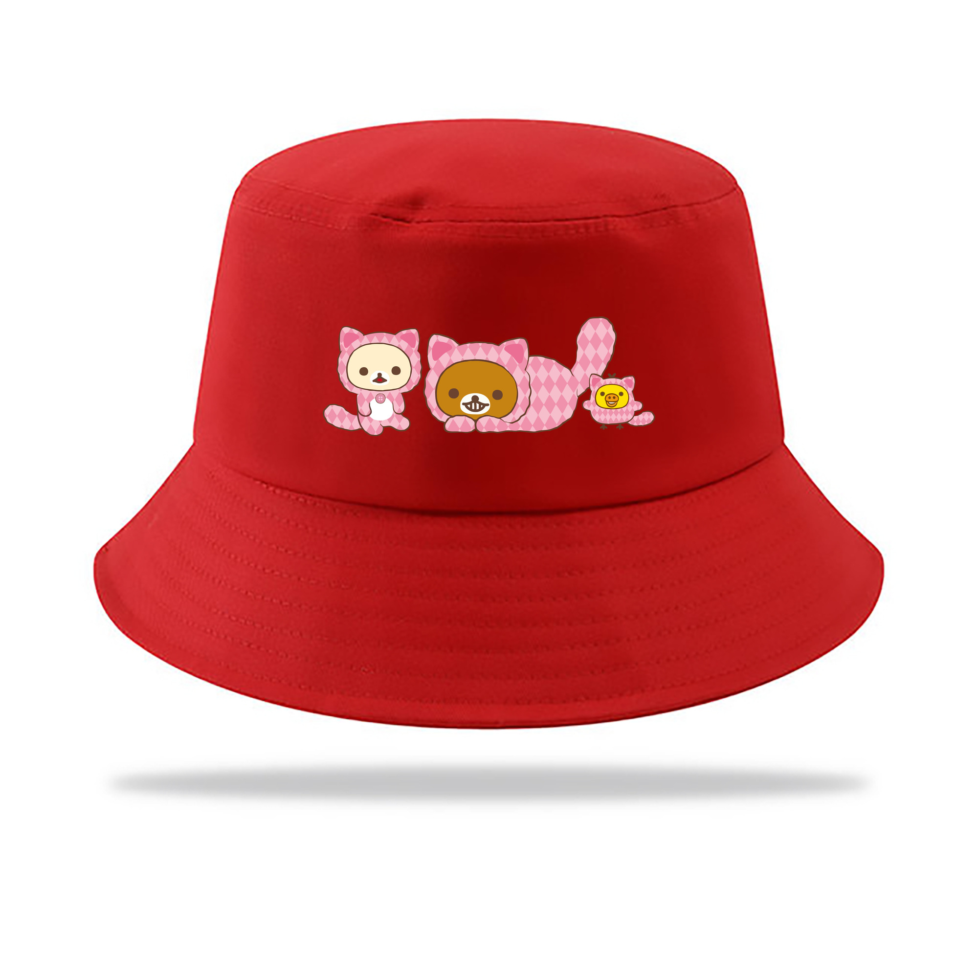 （画像用） リラックマ リラックマ キイロイトリ Rilakkuma Korilakkuma Kiiroitori アウトドア日除けバケットハット