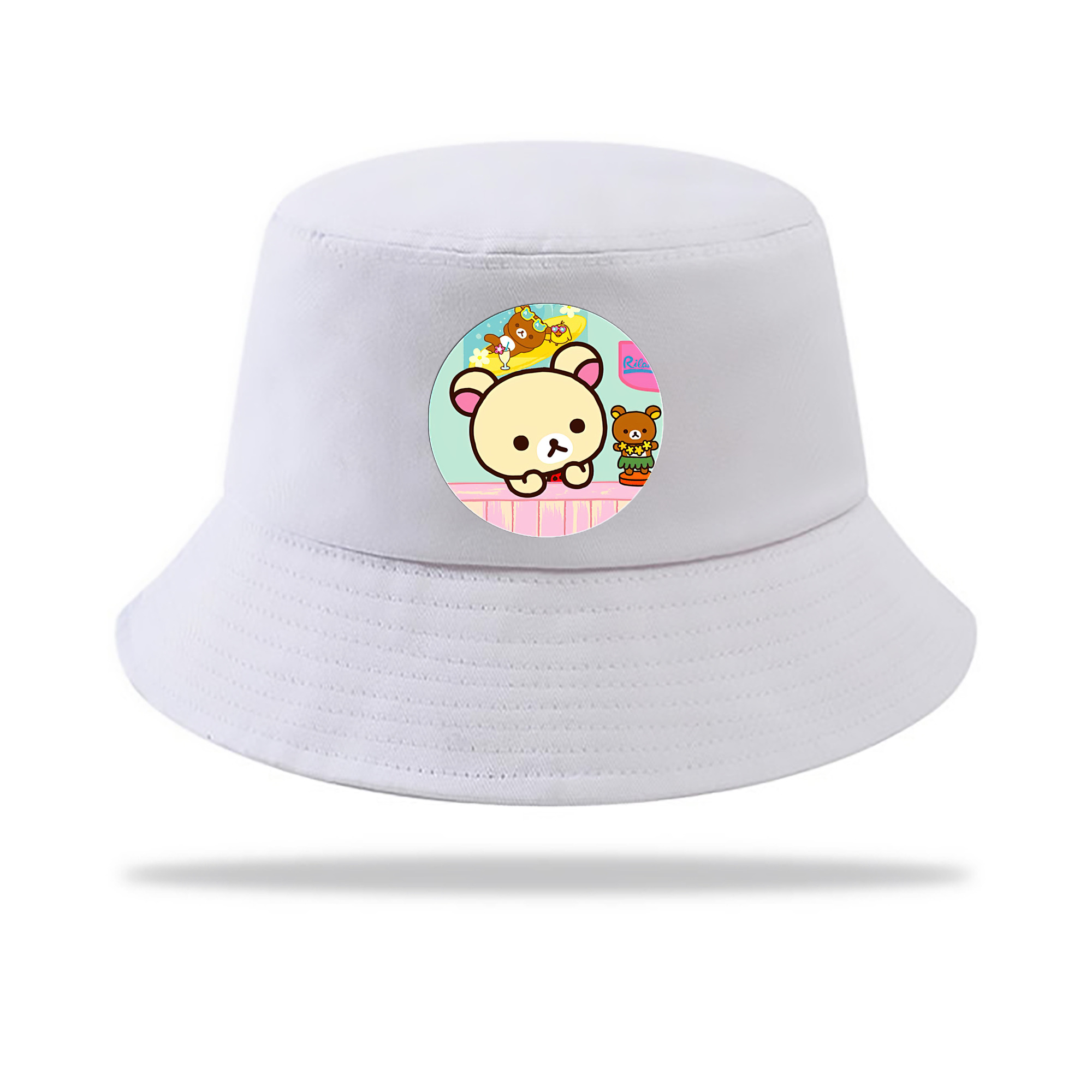 （画像用） リラックマ リラックマ キイロイトリ Rilakkuma Korilakkuma Kiiroitori アウトドア日除けバケットハット