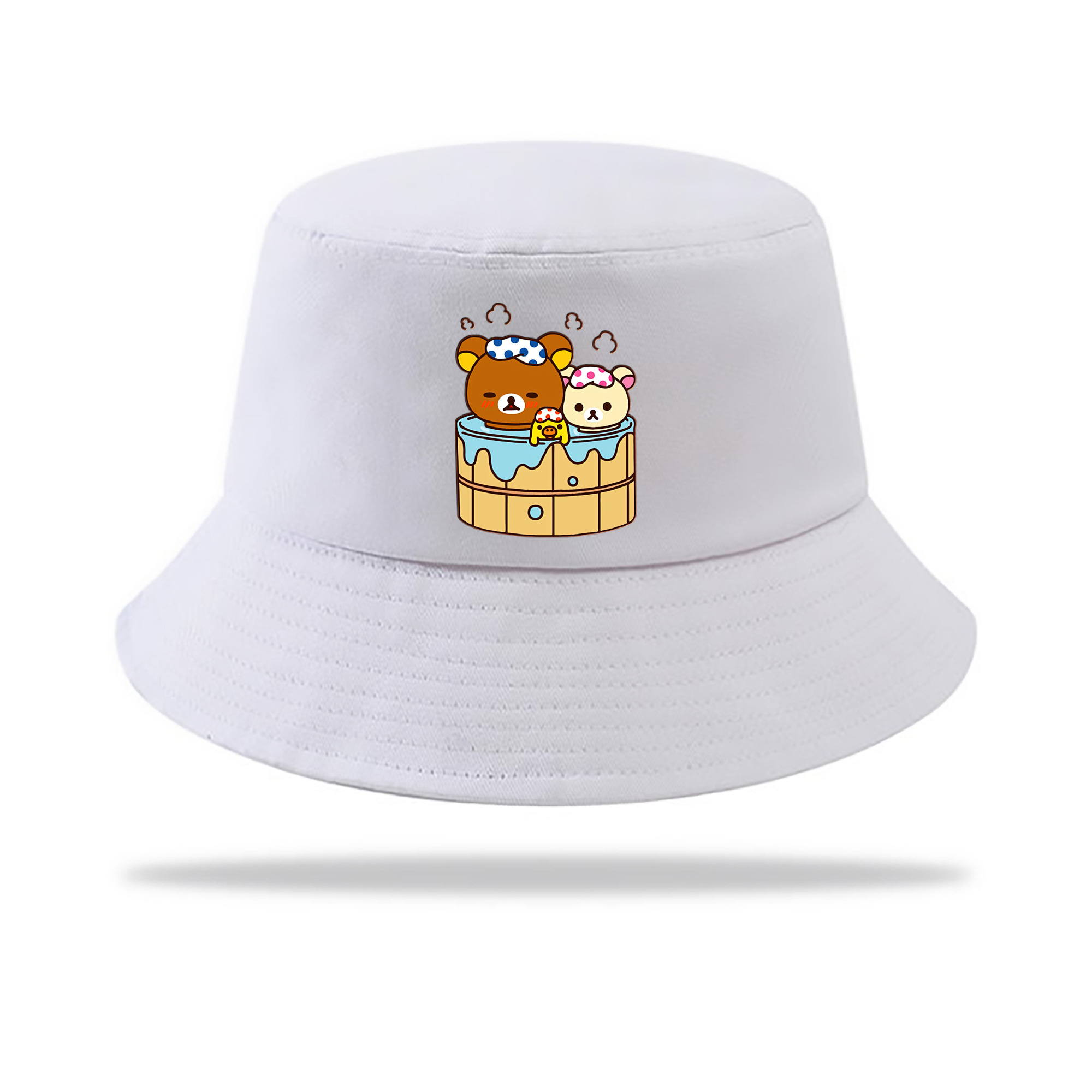 （画像用） リラックマ リラックマ キイロイトリ Rilakkuma Korilakkuma Kiiroitori アウトドア日除けバケットハット