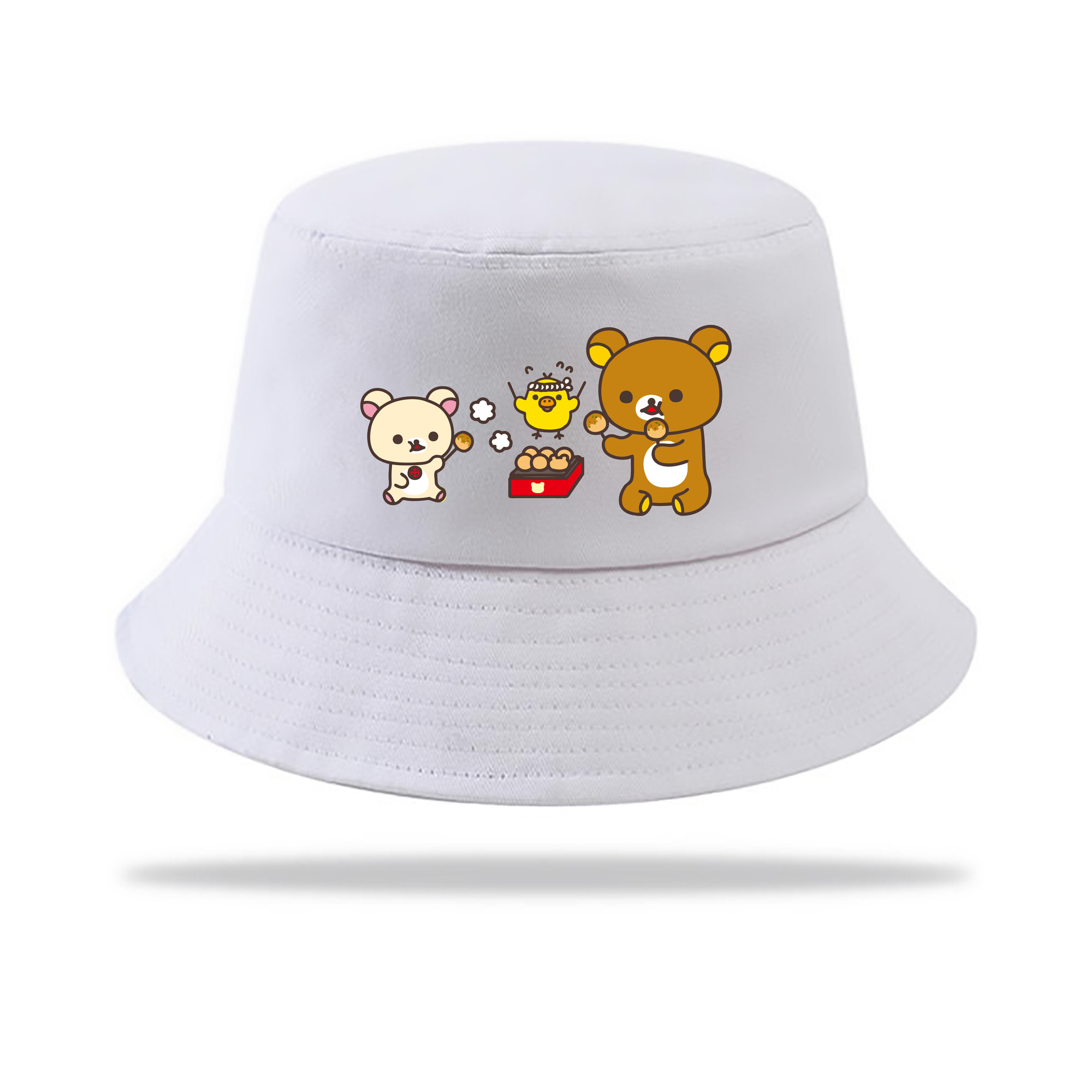 （画像用） リラックマ リラックマ キイロイトリ Rilakkuma Korilakkuma Kiiroitori アウトドア日除けバケットハット