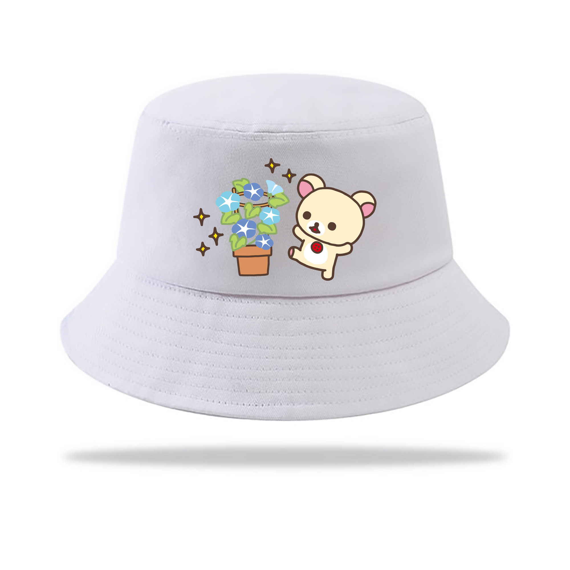 （画像用） リラックマ リラックマ キイロイトリ Rilakkuma Korilakkuma Kiiroitori アウトドア日除けバケットハット