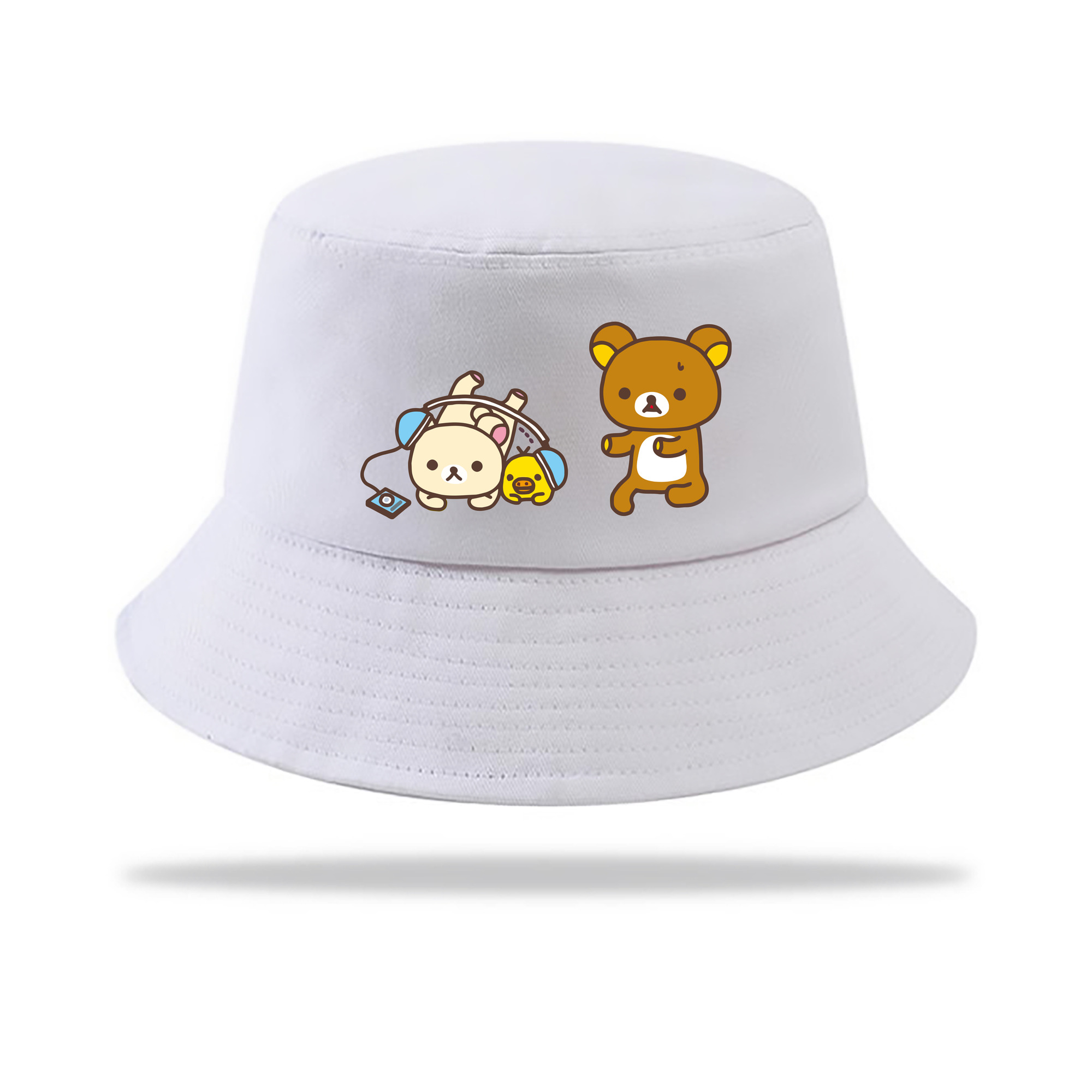 （画像用） リラックマ リラックマ キイロイトリ Rilakkuma Korilakkuma Kiiroitori アウトドア日除けバケットハット