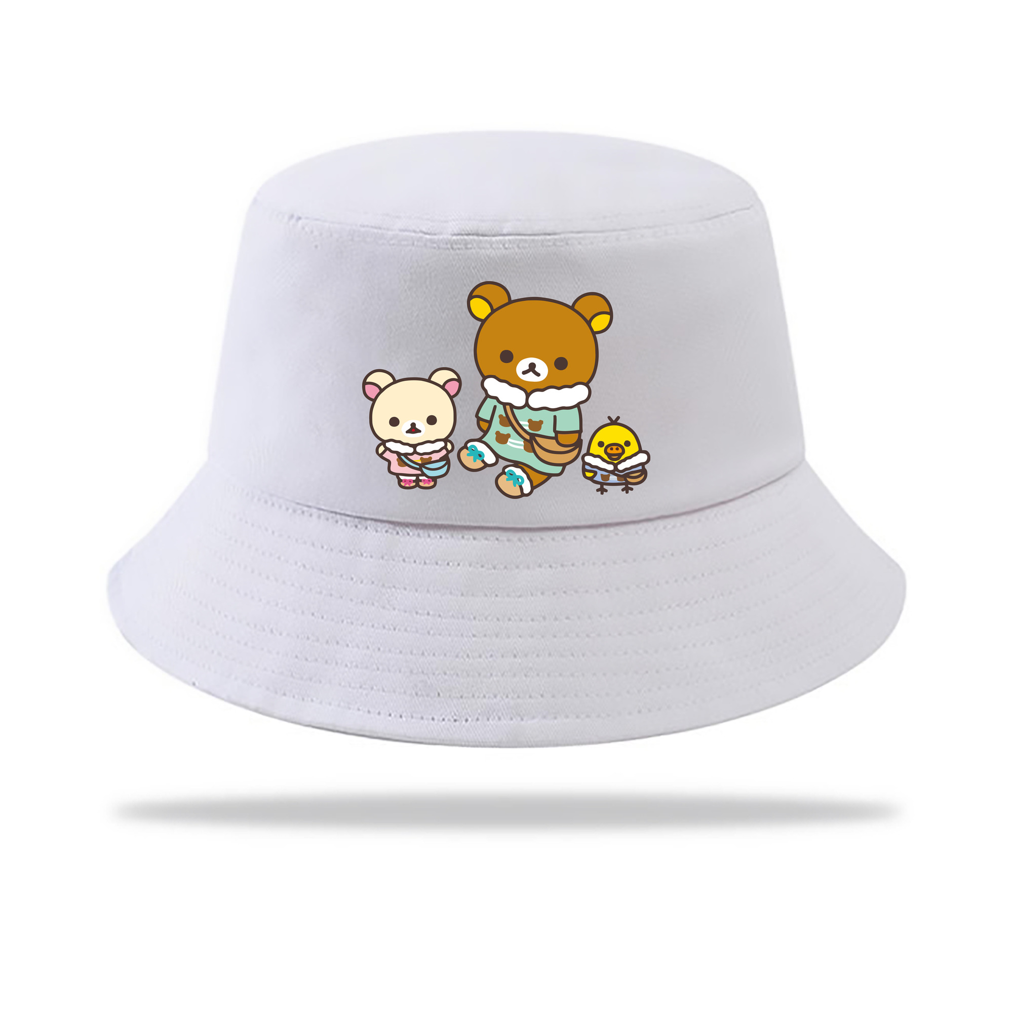（画像用） リラックマ リラックマ キイロイトリ Rilakkuma Korilakkuma Kiiroitori アウトドア日除けバケットハット