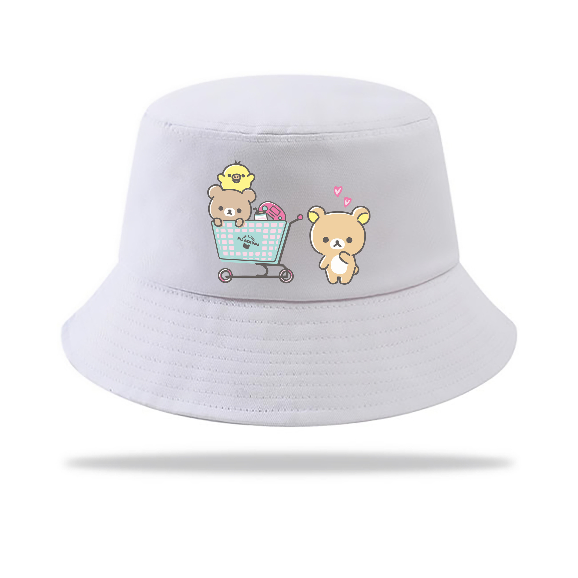 （画像用） リラックマ リラックマ キイロイトリ Rilakkuma Korilakkuma Kiiroitori アウトドア日除けバケットハット
