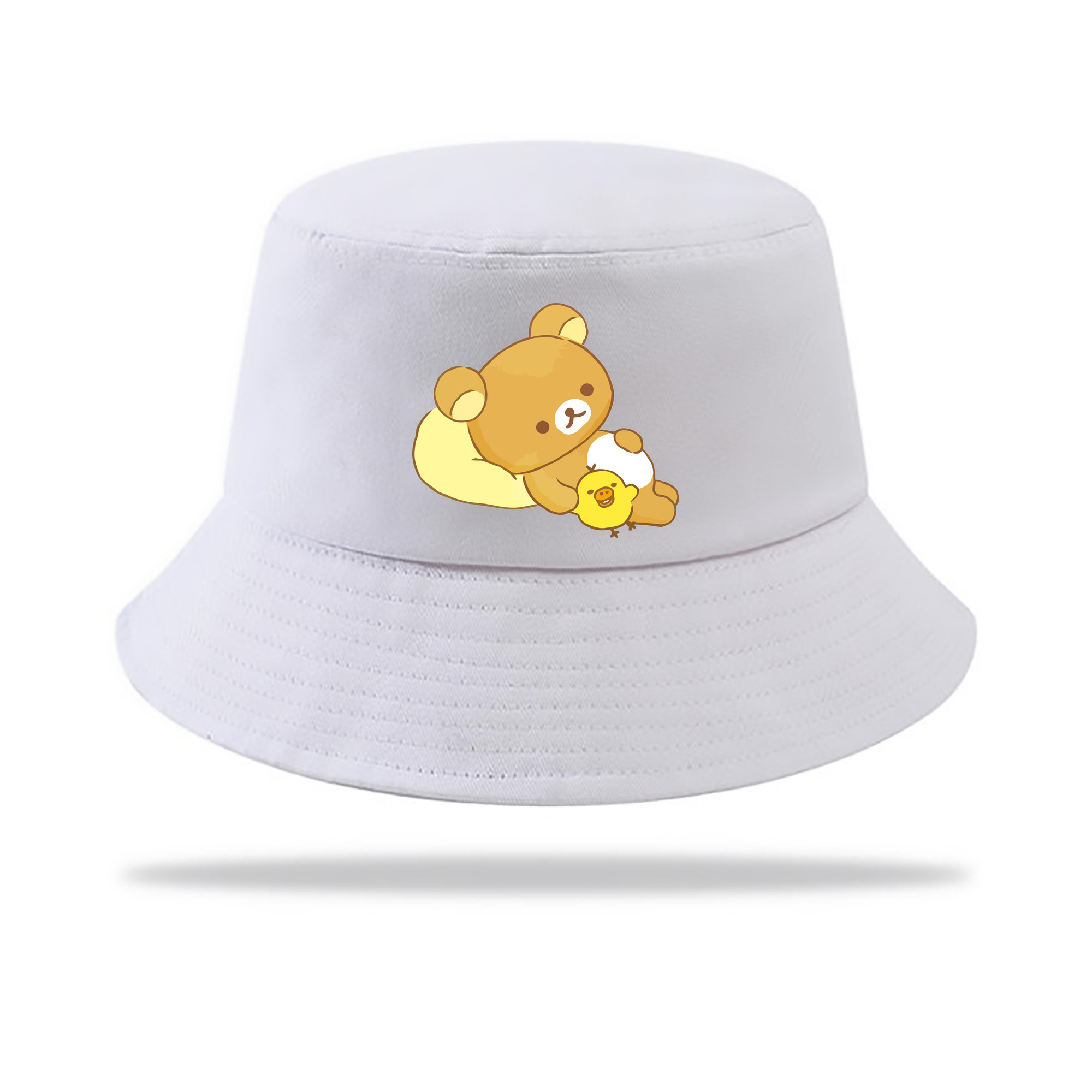 （画像用） リラックマ リラックマ キイロイトリ Rilakkuma Korilakkuma Kiiroitori アウトドア日除けバケットハット