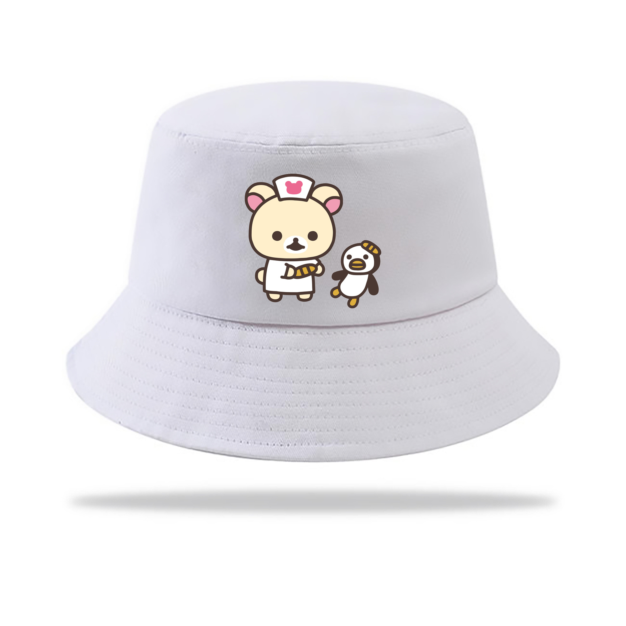 （画像用） リラックマ リラックマ キイロイトリ Rilakkuma Korilakkuma Kiiroitori アウトドア日除けバケットハット