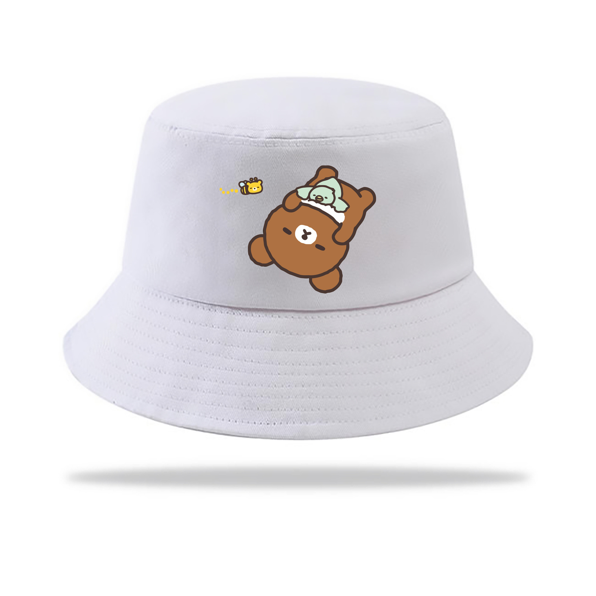 （画像用） リラックマ リラックマ キイロイトリ Rilakkuma Korilakkuma Kiiroitori アウトドア日除けバケットハット