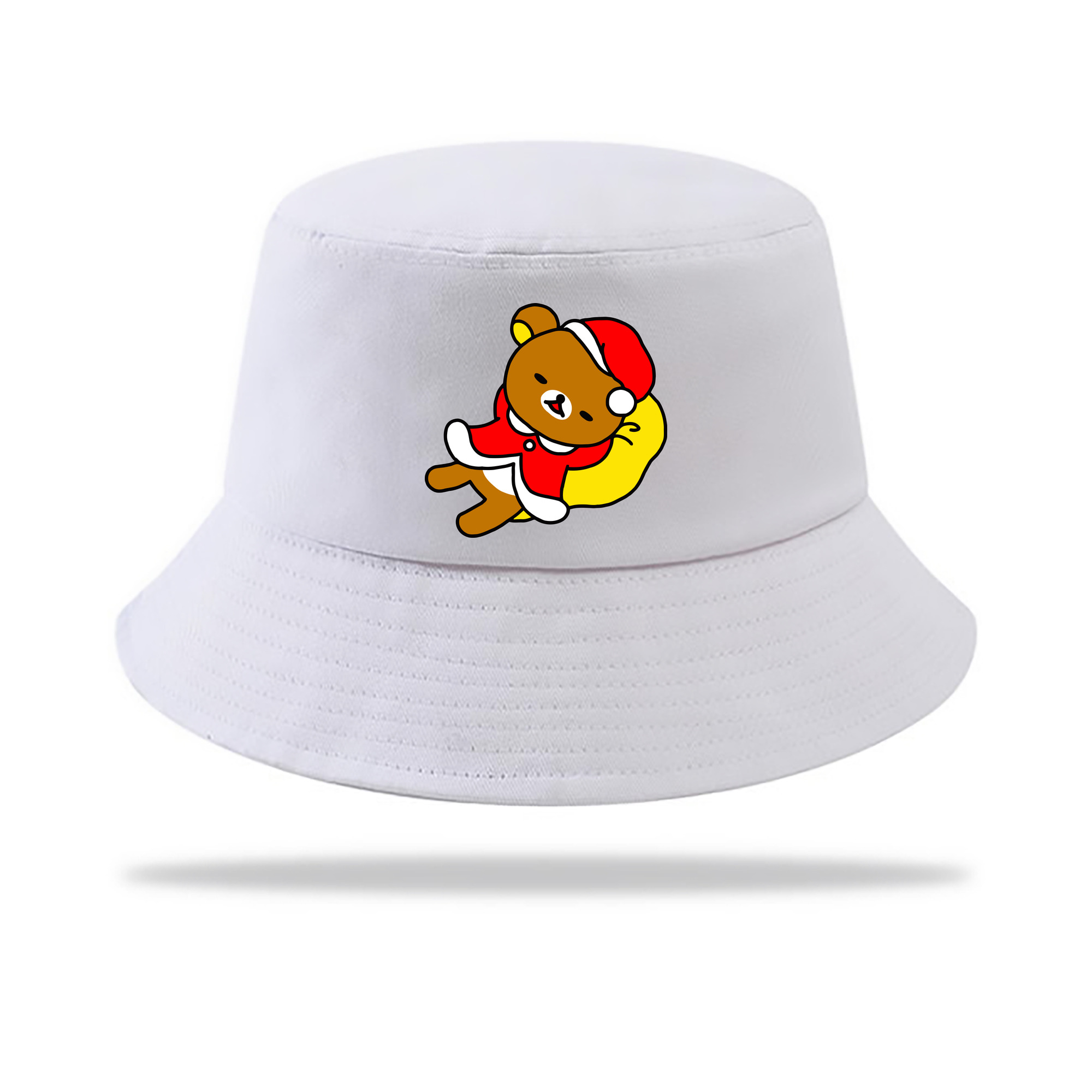 （画像用） リラックマ リラックマ キイロイトリ Rilakkuma Korilakkuma Kiiroitori アウトドア日除けバケットハット