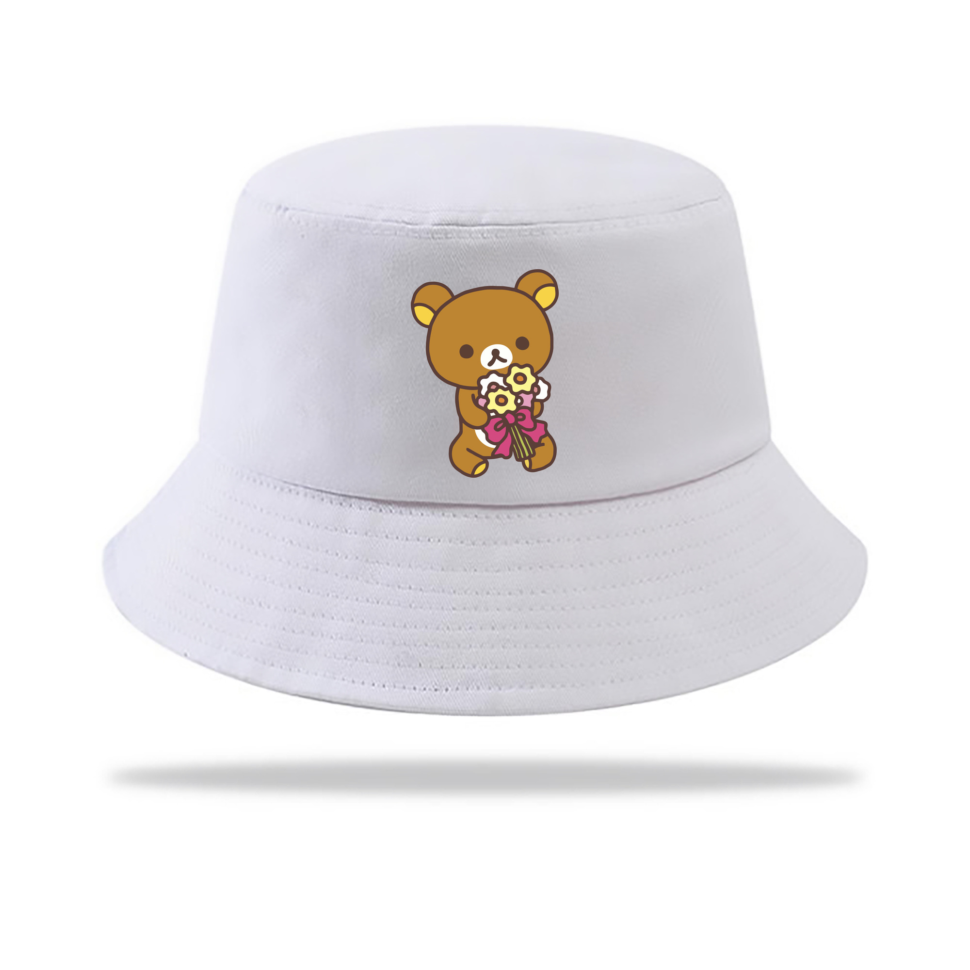 （画像用） リラックマ リラックマ キイロイトリ Rilakkuma Korilakkuma Kiiroitori アウトドア日除けバケットハット