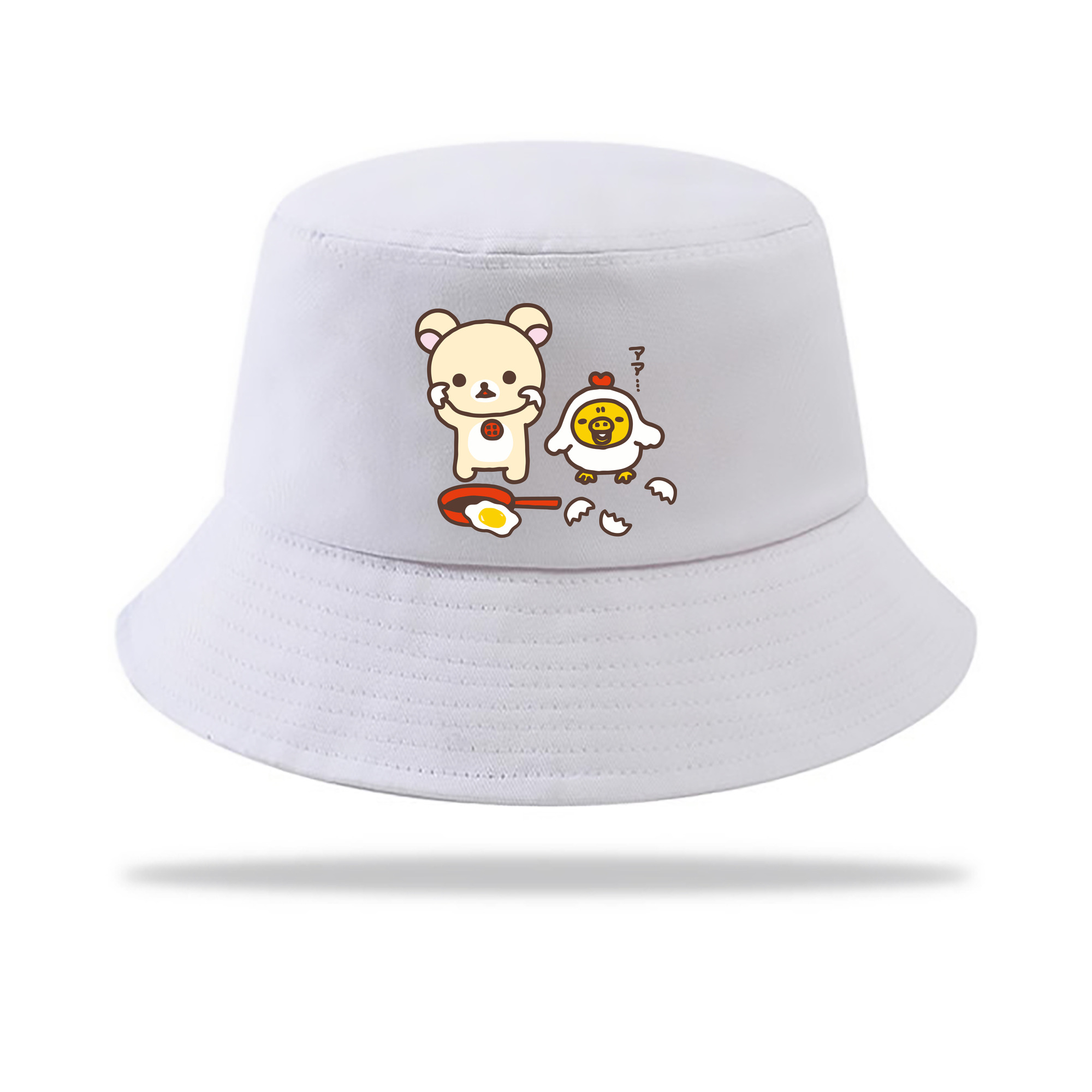 （画像用） リラックマ リラックマ キイロイトリ Rilakkuma Korilakkuma Kiiroitori アウトドア日除けバケットハット