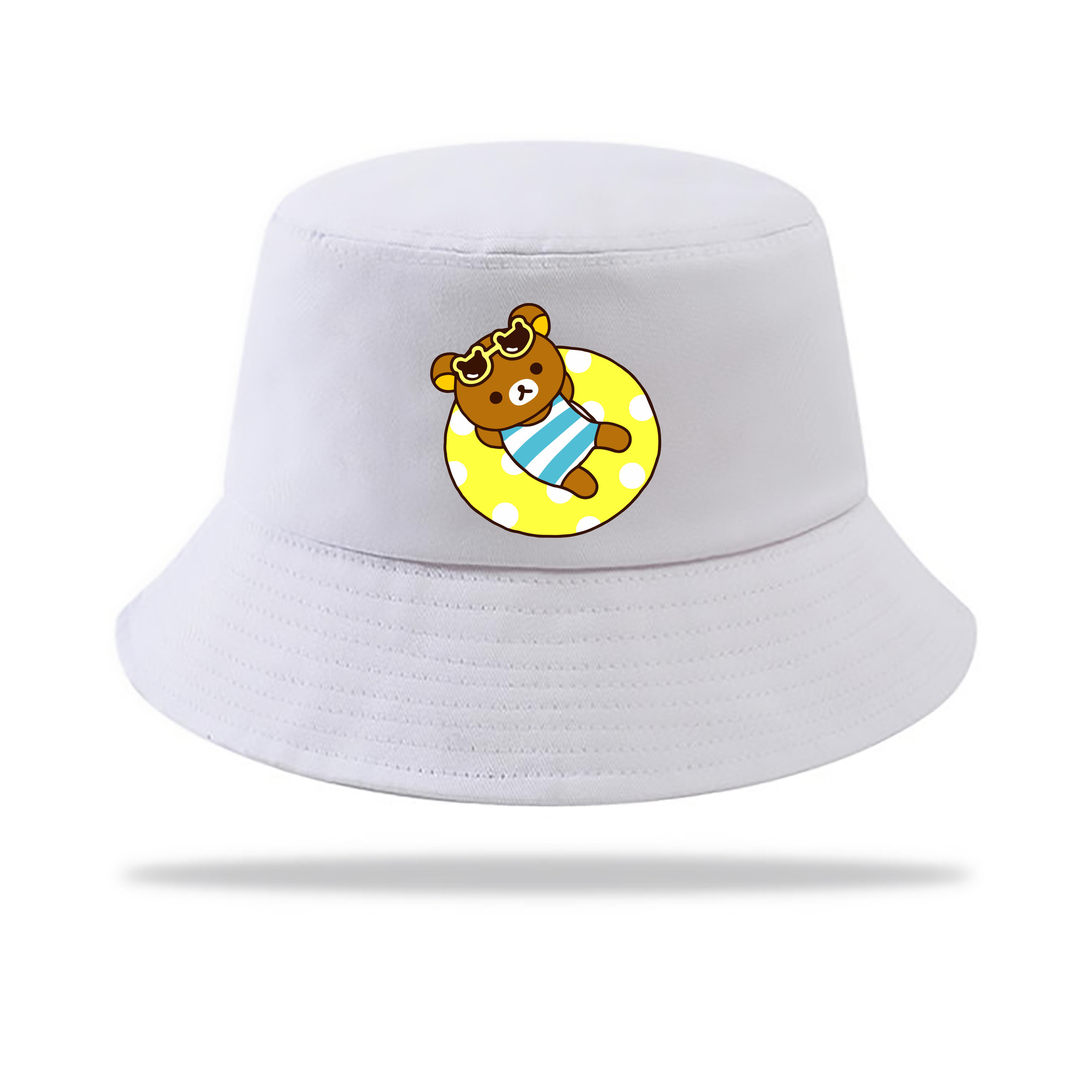 （画像用） リラックマ リラックマ キイロイトリ Rilakkuma Korilakkuma Kiiroitori アウトドア日除けバケットハット